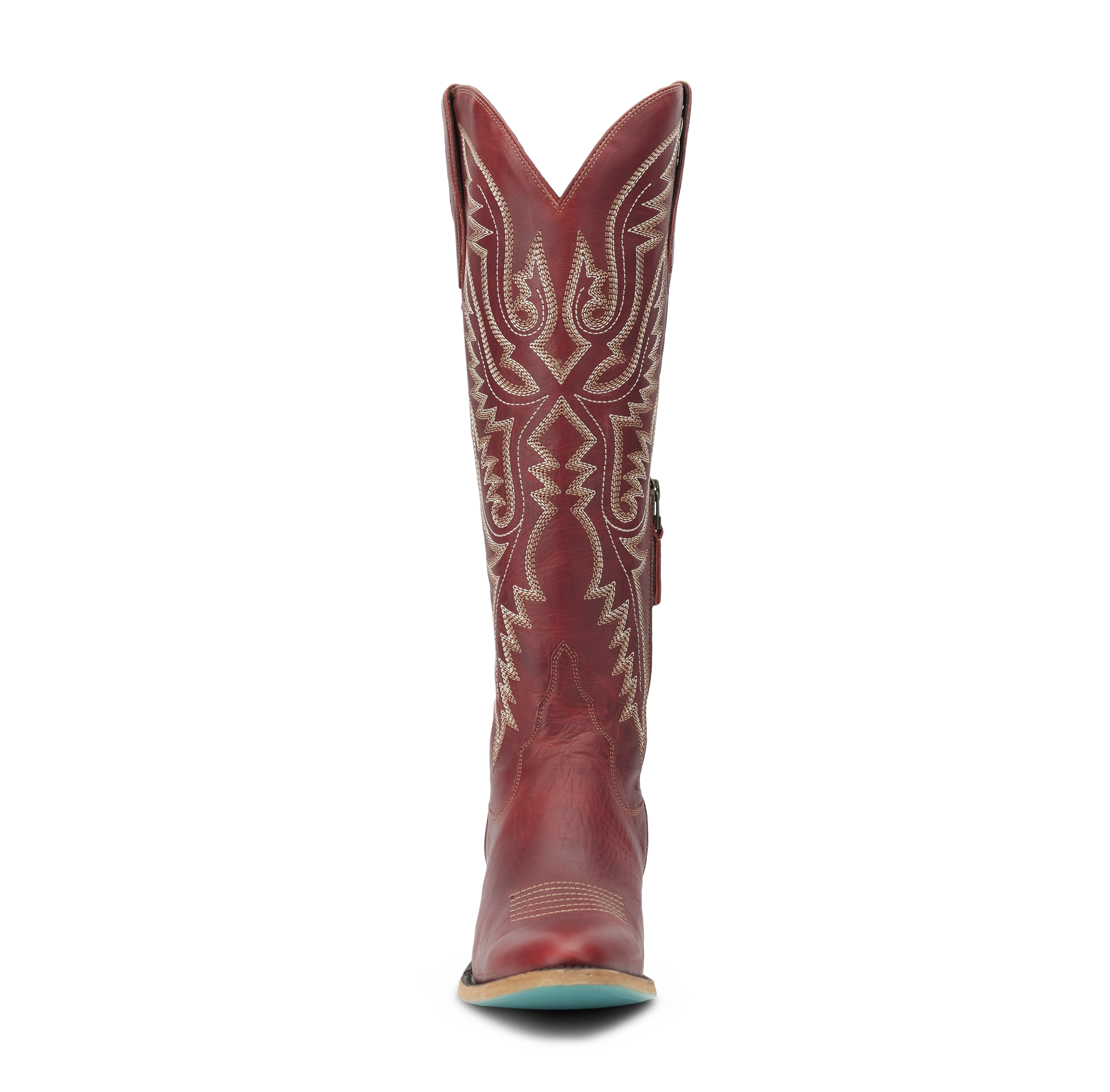 Monica Knee High Corset - Smoldering Ruby Ladies Boot Western Fashion by Lane