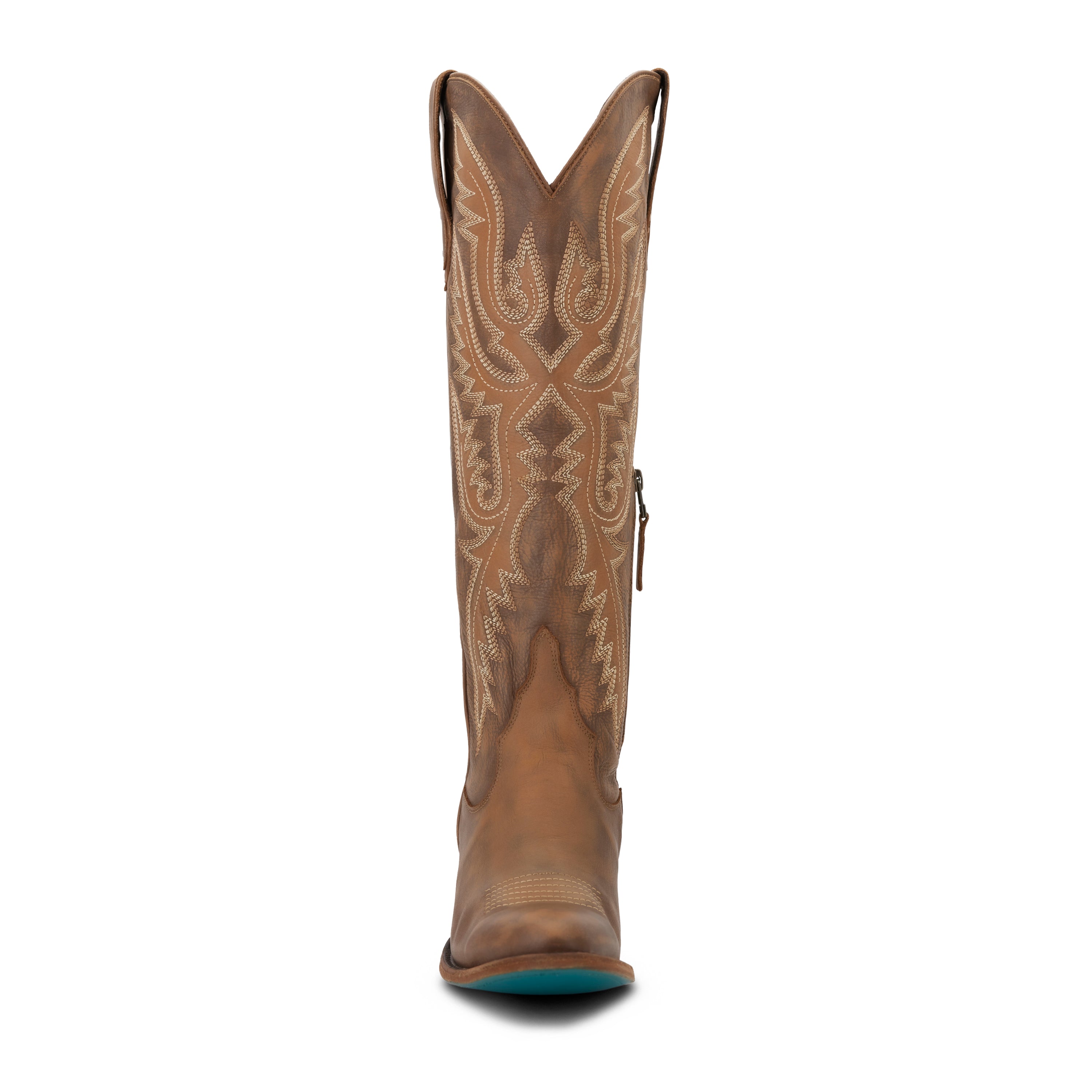 Monica Knee High Corset - Oiled Saddle Ladies Boot Western Fashion by Lane