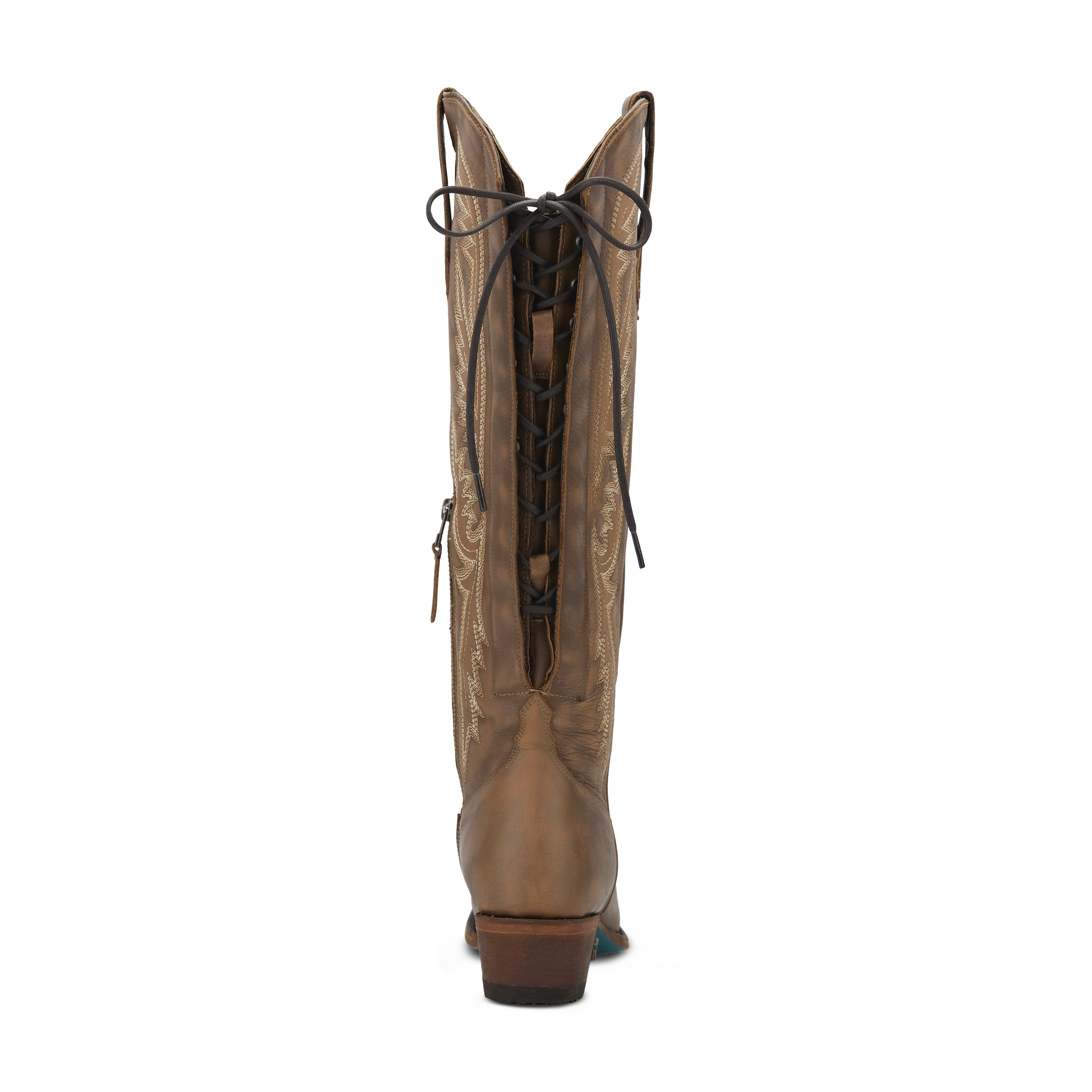 Monica Knee High Corset - Oiled Saddle**FINAL SALE** Ladies Boot Western Fashion by Lane