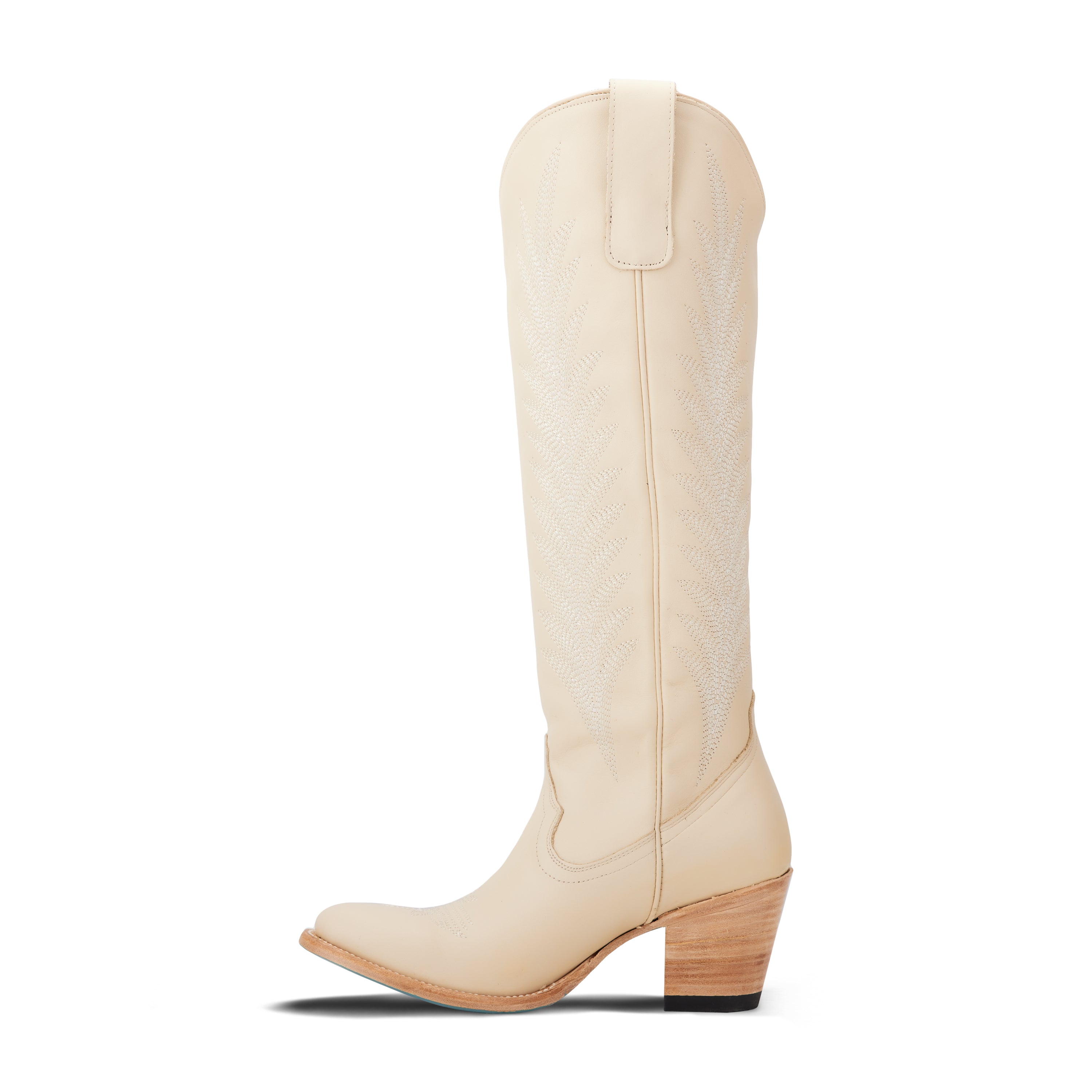 Jentry Knee High Boot - Pale Ivory Ladies Boot Western Fashion by Lane