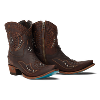 Cossette Bootie - Cognac Ladies Bootie Western Fashion by Lane