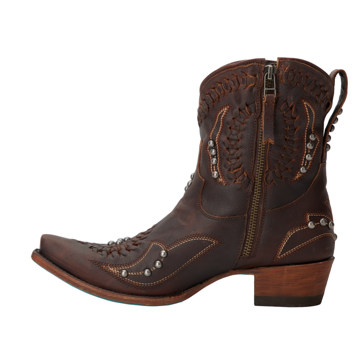 Cossette Bootie - Cognac Ladies Bootie  Western Fashion by Lane