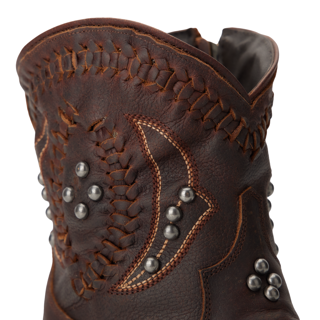 Cossette Bootie - Cognac Ladies Bootie  Western Fashion by Lane