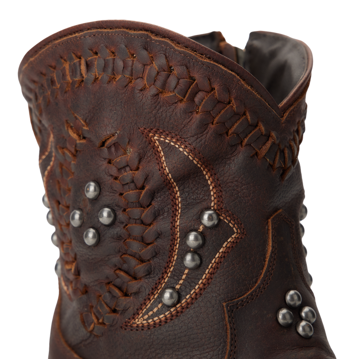 Cossette Bootie - Cognac Ladies Bootie  Western Fashion by Lane