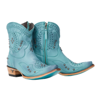 Cossette Bootie - Turquoise Blaze Ladies Bootie  Western Fashion by Lane