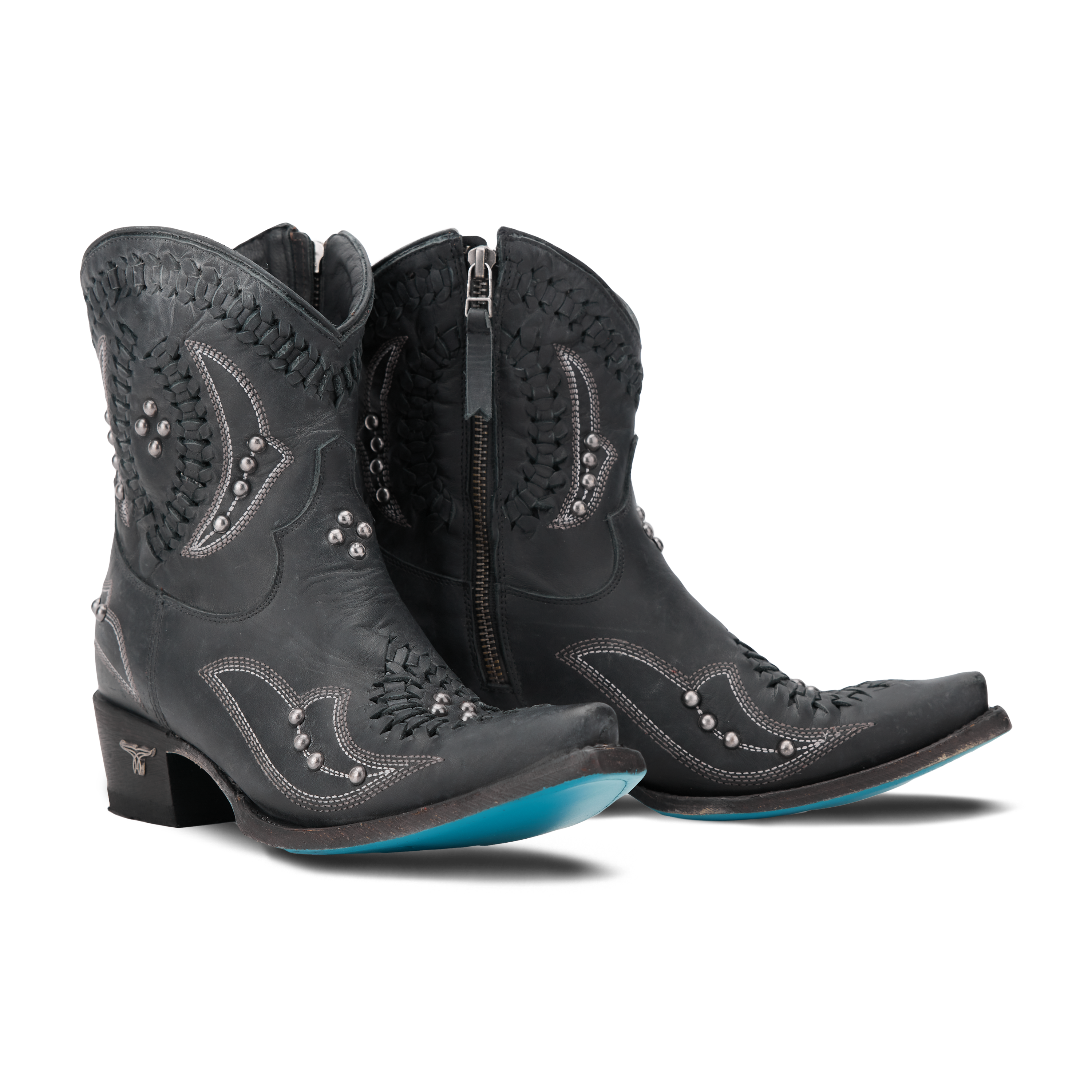 Cossette Bootie - Distressed Jet Black**FINAL SALE**
