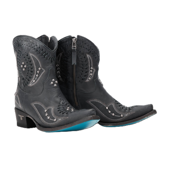 Cossette Bootie - Distressed Jet Black