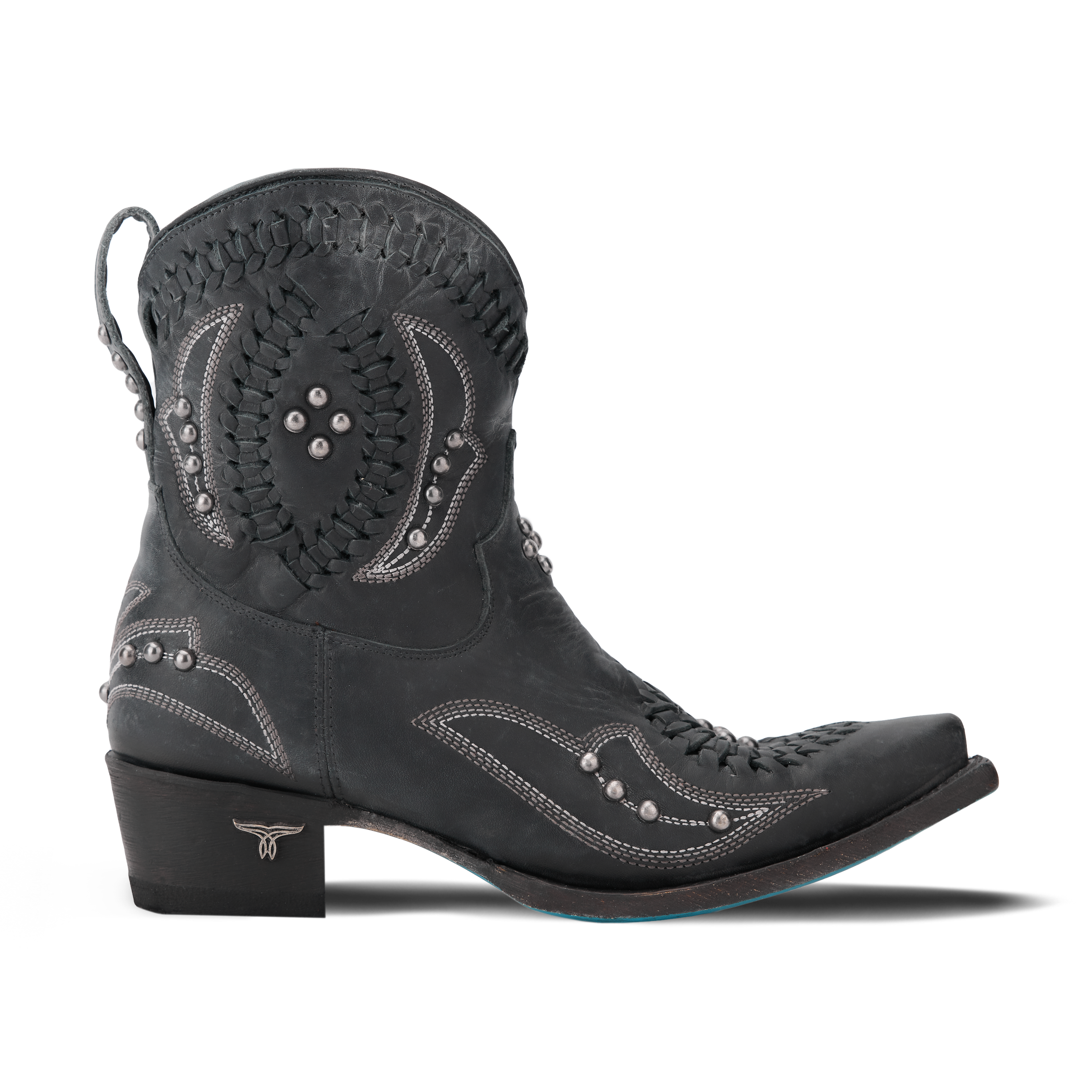 Cossette Bootie - Distressed Jet Black**FINAL SALE**