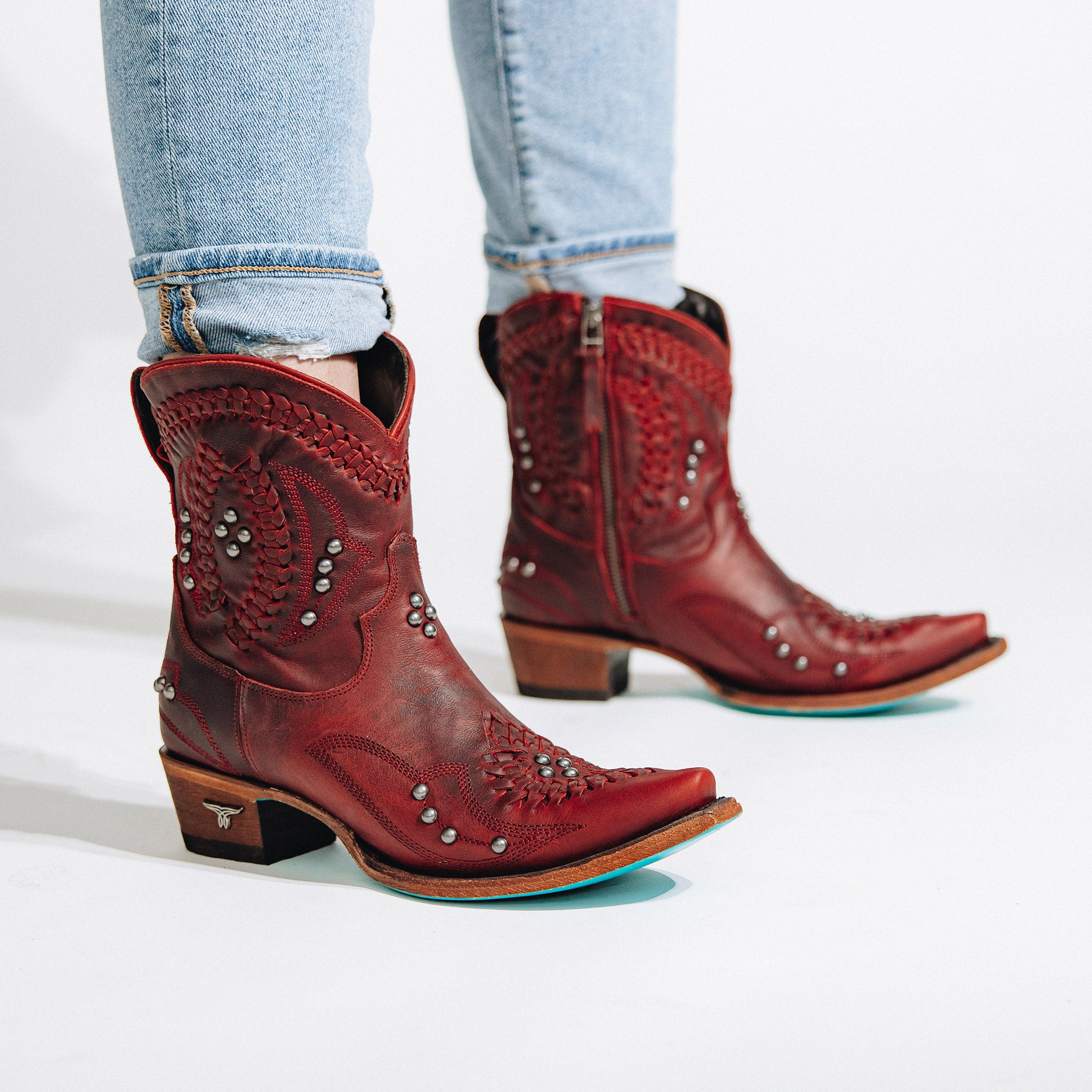 Cossette Bootie - Smoldering Ruby Ladies Bootie Western Fashion by Lane