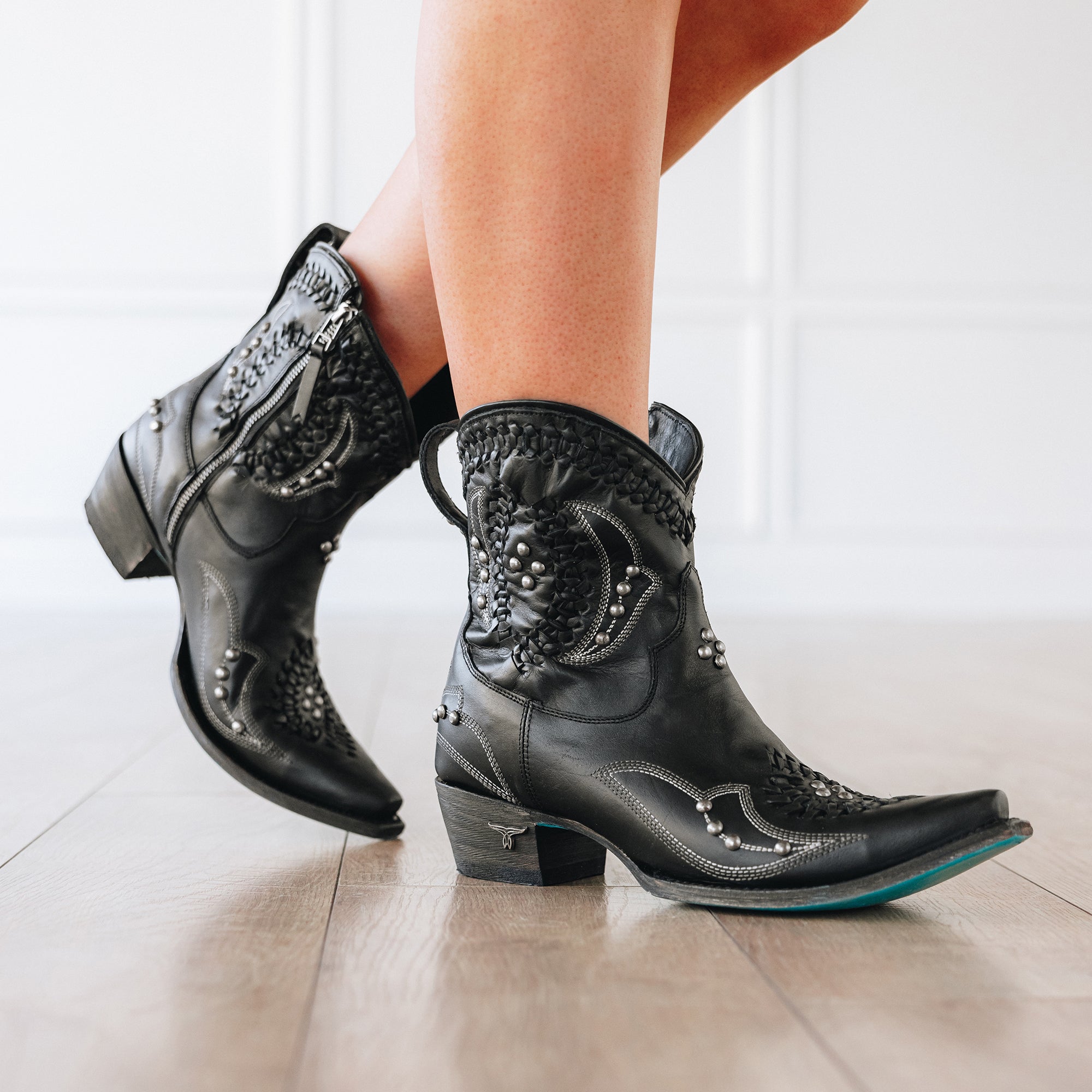 Cossette Bootie - Jet Black Ladies Bootie Western Fashion by Lane