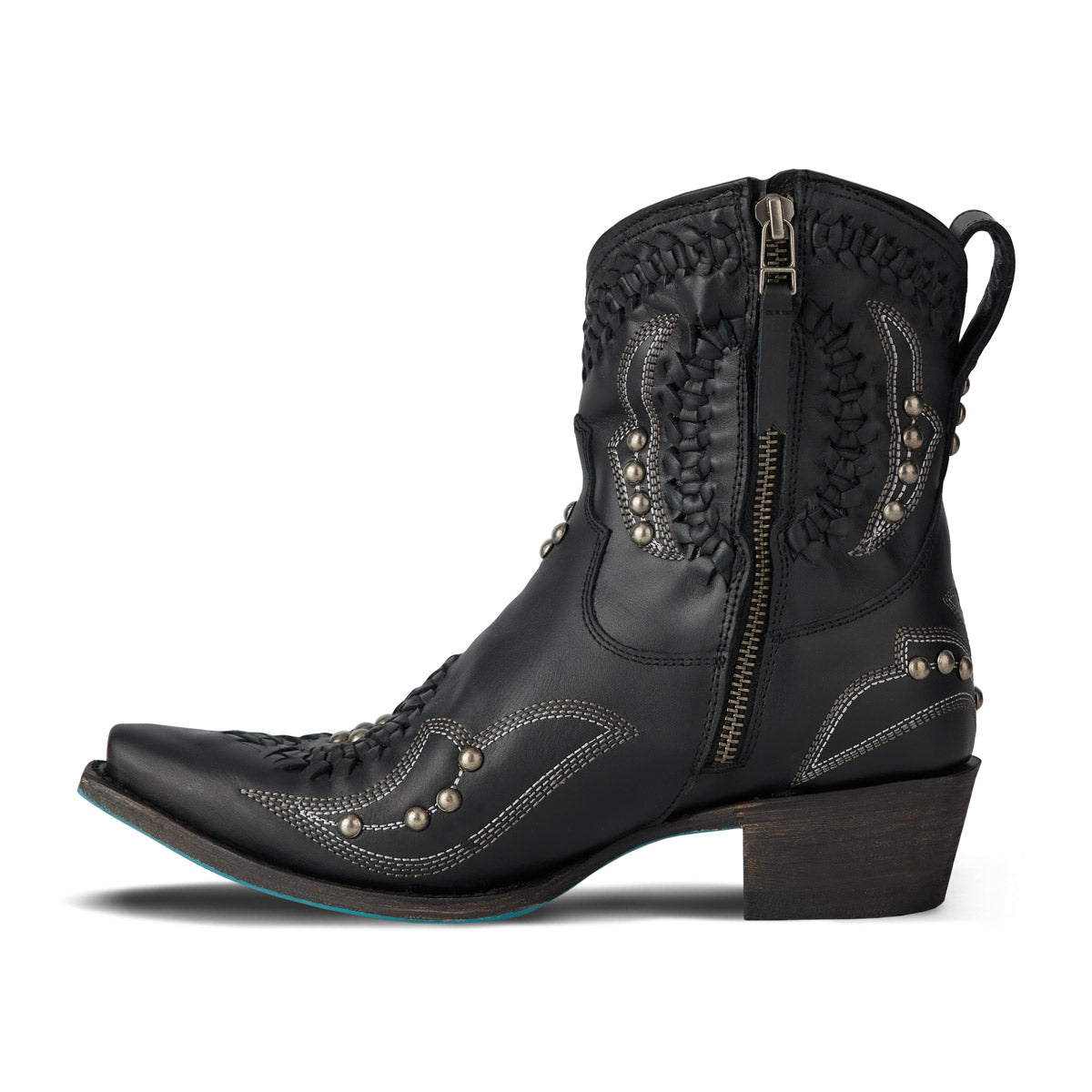 Cossette Bootie - Jet Black Ladies Boot Western Fashion by Lane