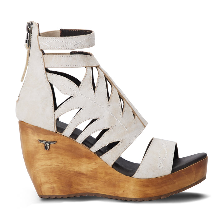 Becca Wedge - Ceramic Crackle Wedge  Western Fashion by Lane