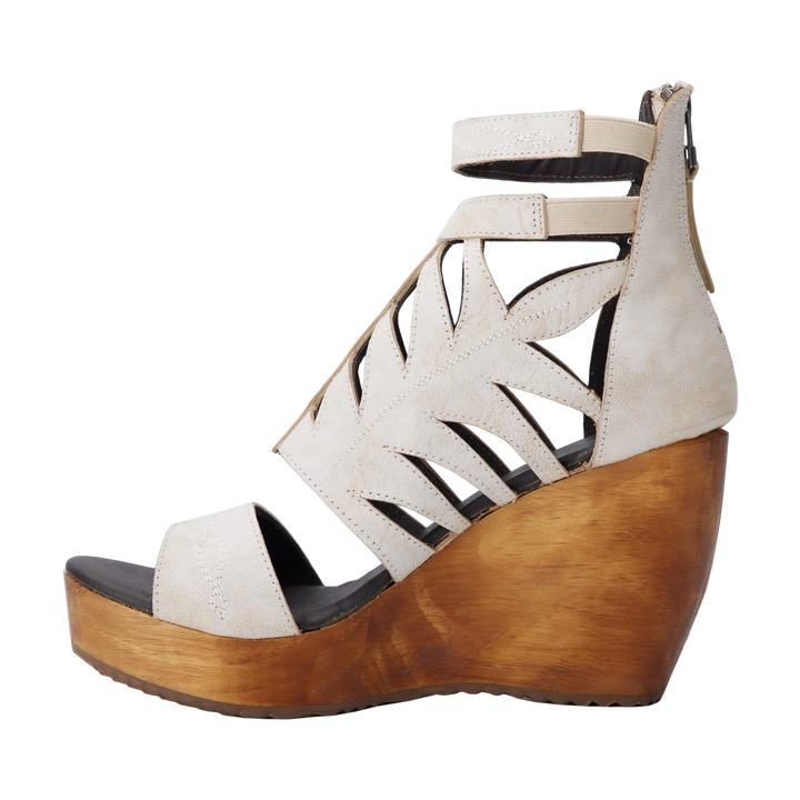 Becca Wedge - Ceramic Crackle Wedge  Western Fashion by Lane