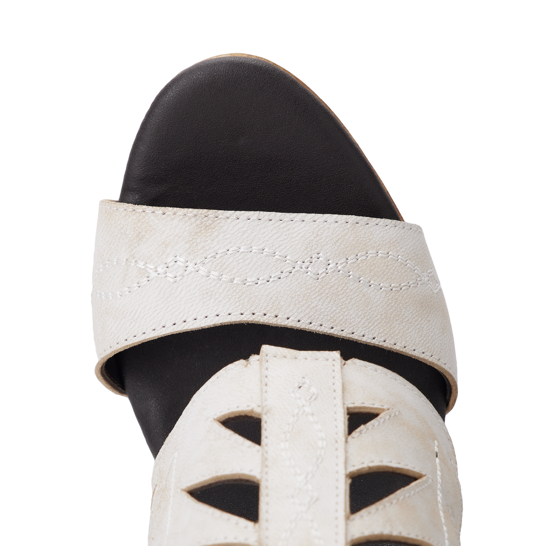 Becca Wedge - Ceramic Crackle Wedge  Western Fashion by Lane