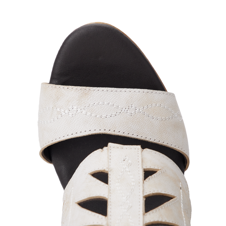 Becca Wedge - Ceramic Crackle Wedge  Western Fashion by Lane