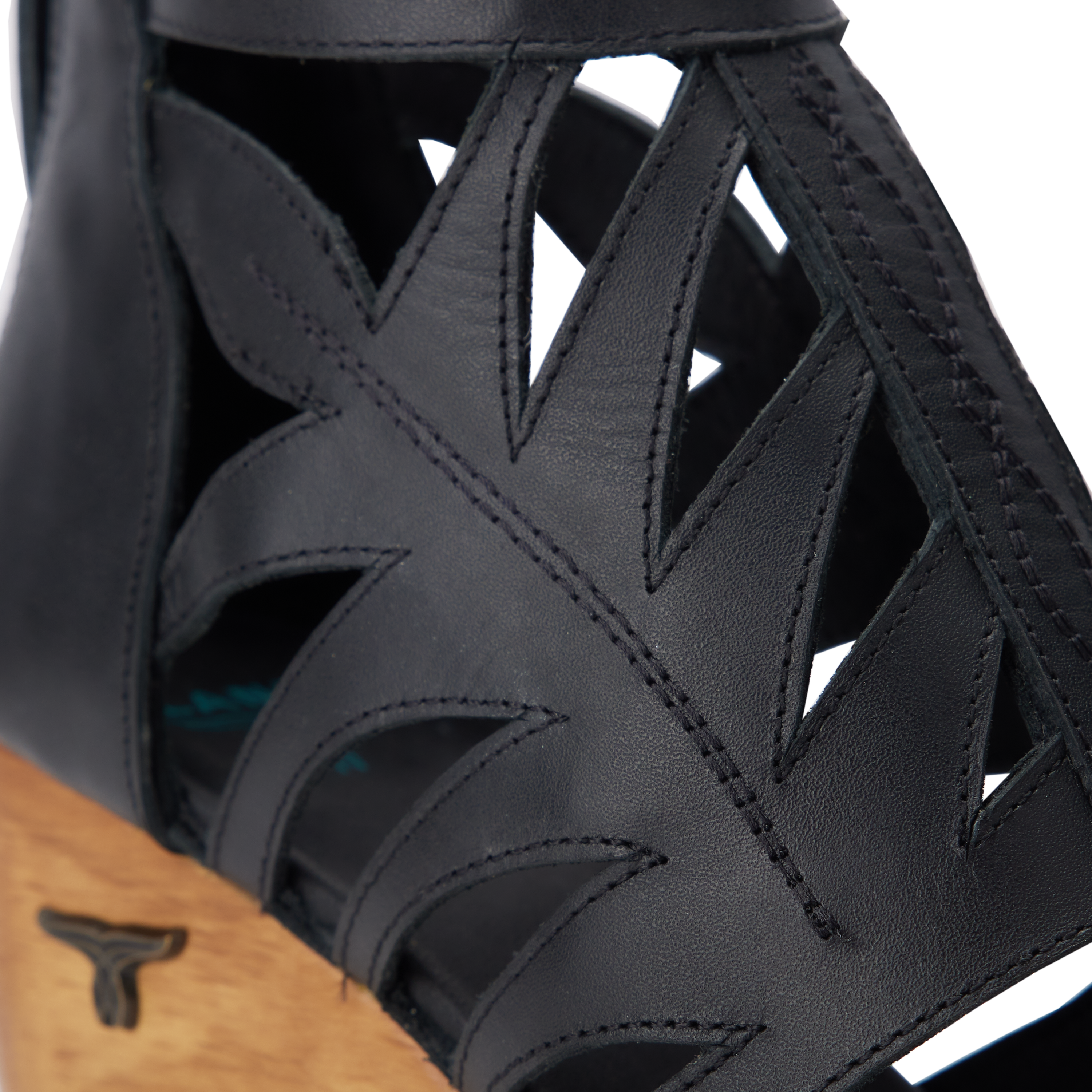 Becca Wedge - Jet Black Wedge Western Fashion by Lane