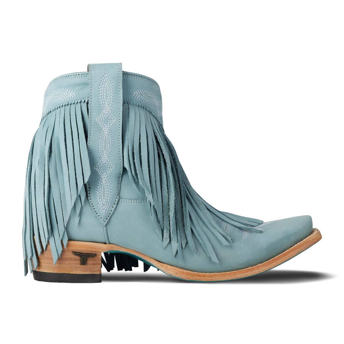 Senita Falls Bootie - Powder Blue Ladies Bootie Western Fashion by Lane