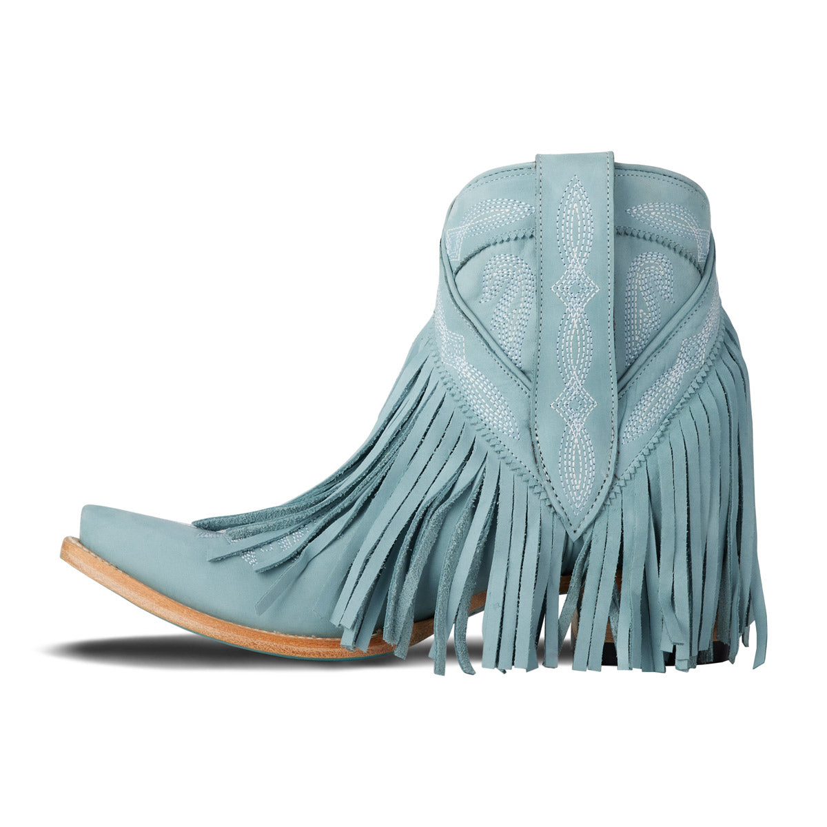 Senita Falls Bootie - Powder Blue Ladies Bootie Western Fashion by Lane