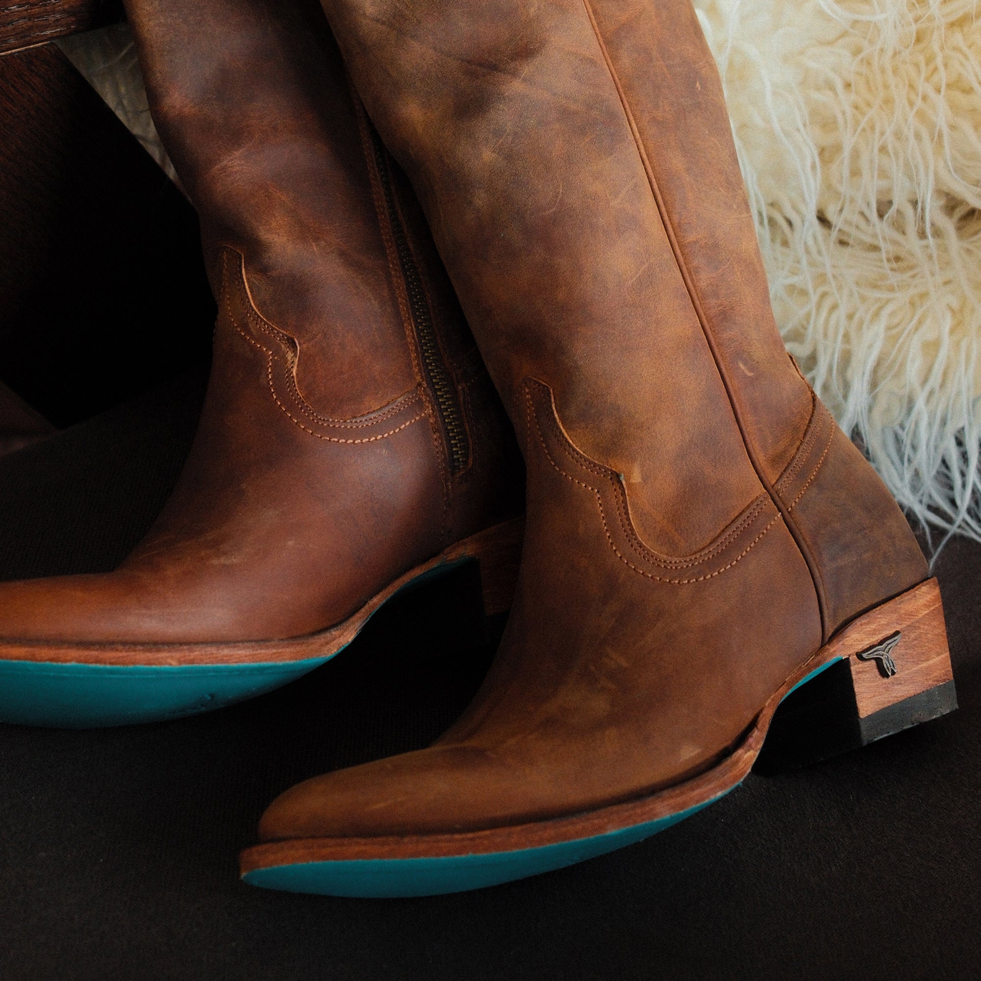 Plain Jane Boot - Burnt Caramel Ladies Boot Western Fashion by Lane