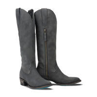 Plain Jane Boot - Matte Black Ladies Boot Matte Black Western Fashion by Lane