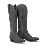 Plain Jane Boot - Matte Black Ladies Boot Western Fashion by Lane