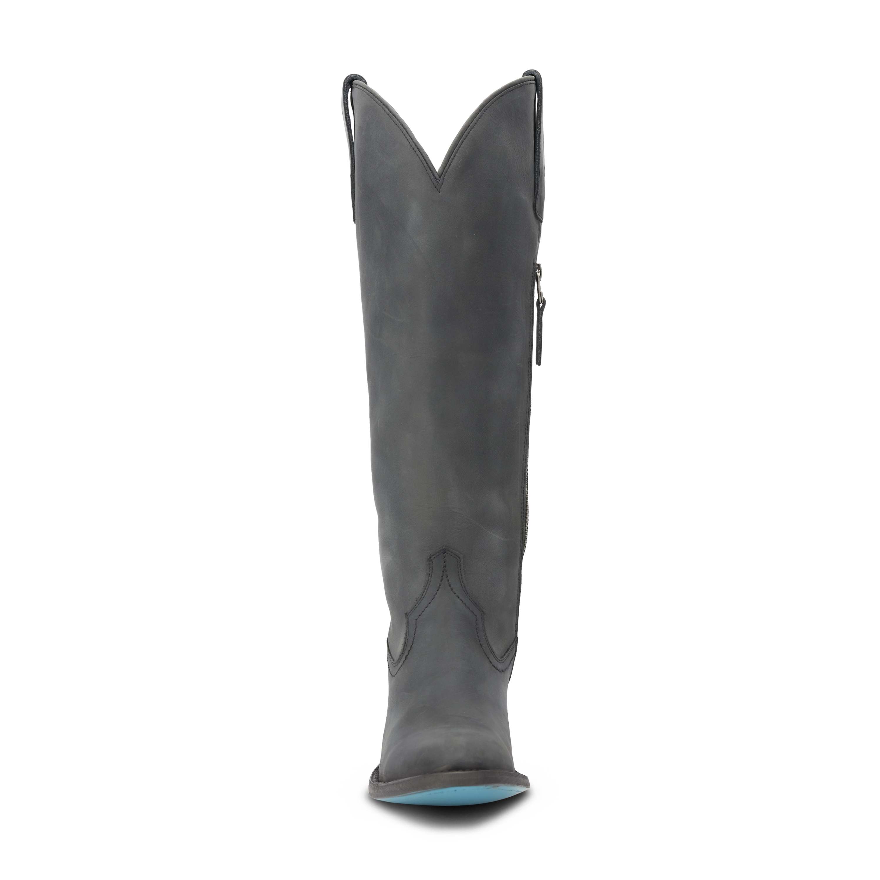 Plain Jane Boot - Matte Black Ladies Boot Western Fashion by Lane