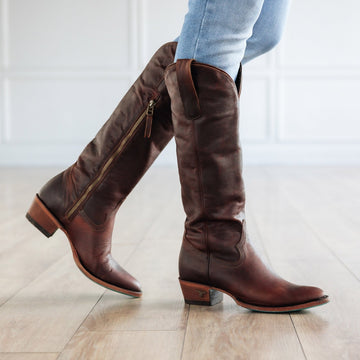 Plain Jane Boot - Cognac