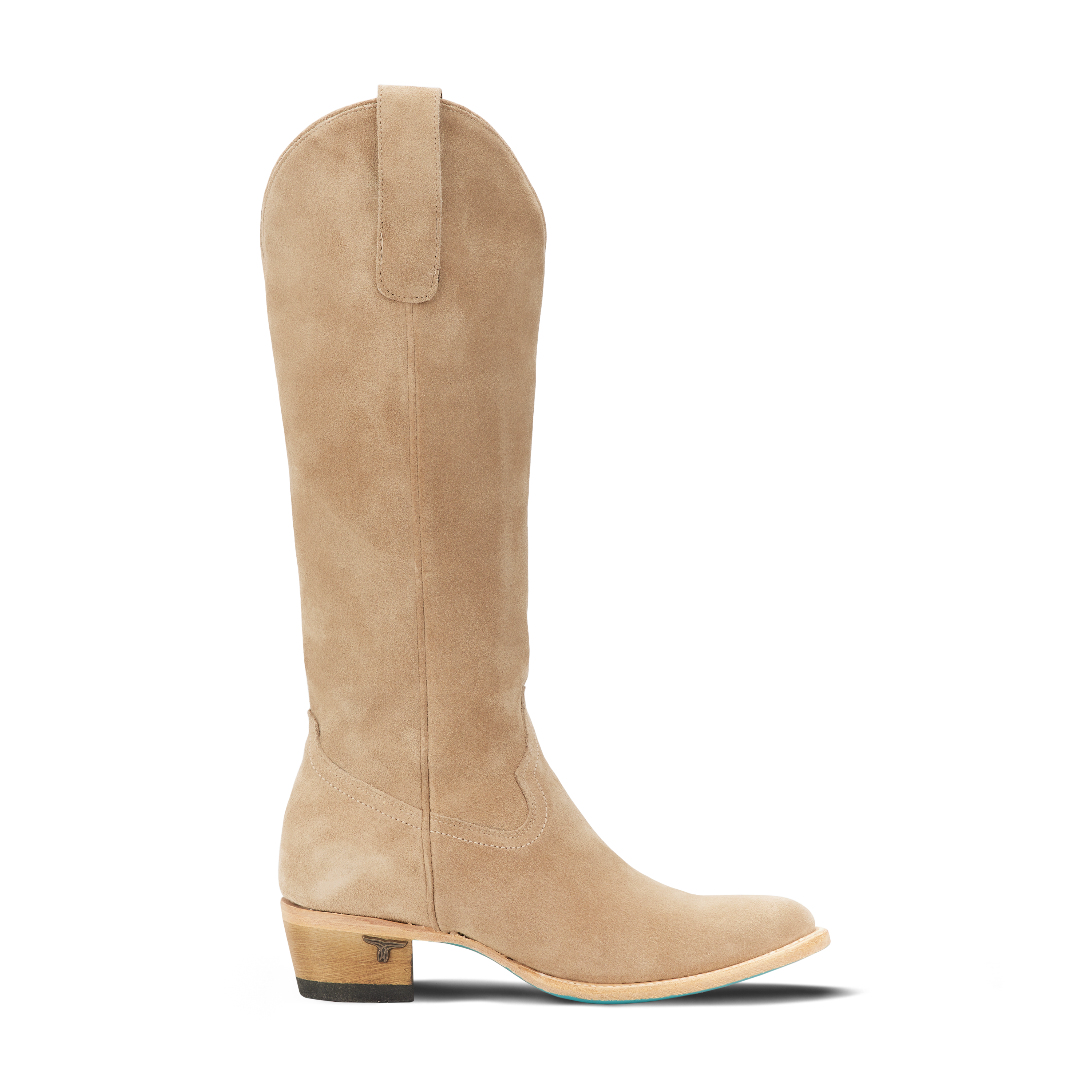 Plain Jane Boot - Latte Suede Ladies Boot Western Fashion by Lane