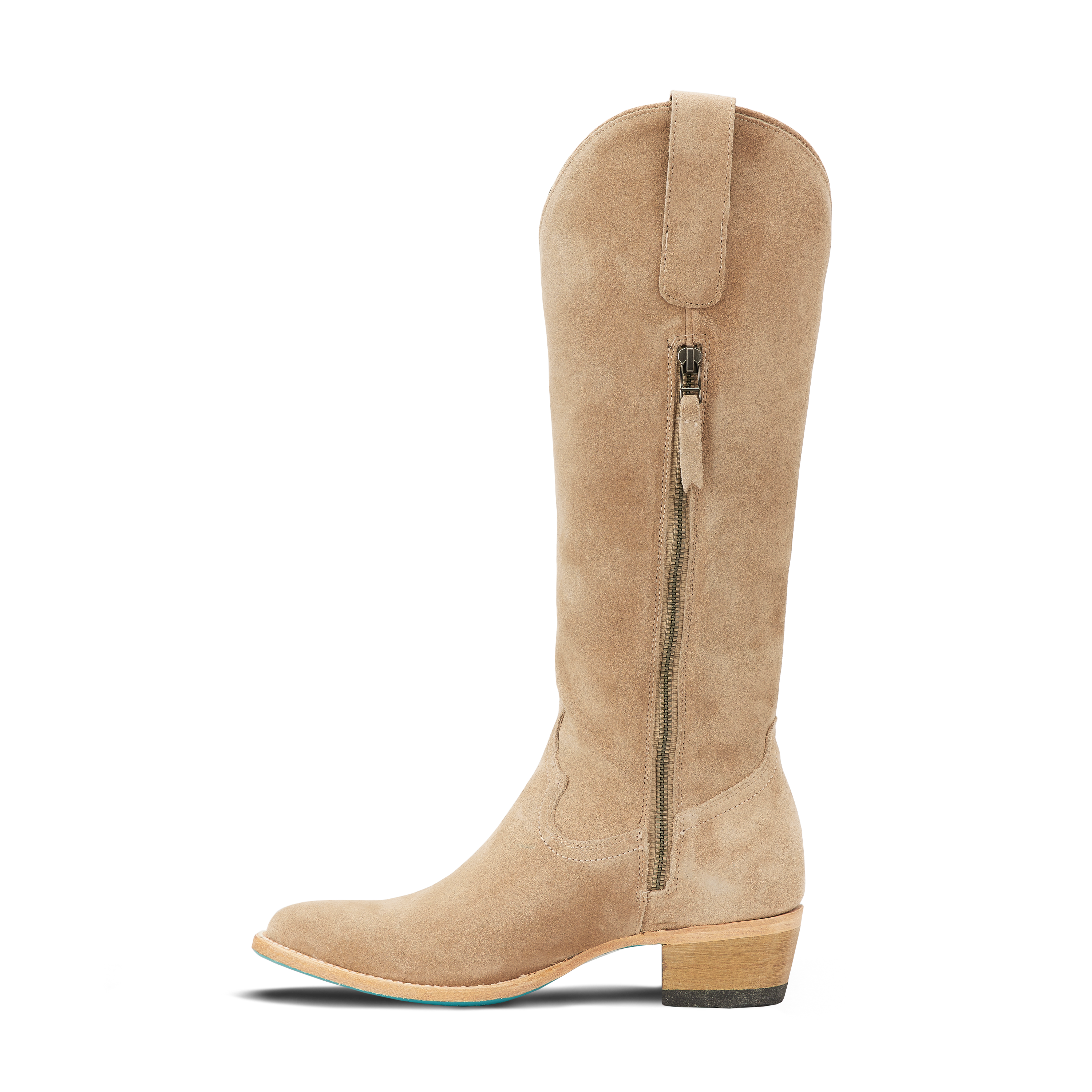 Plain Jane Boot - Latte Suede Ladies Boot Western Fashion by Lane