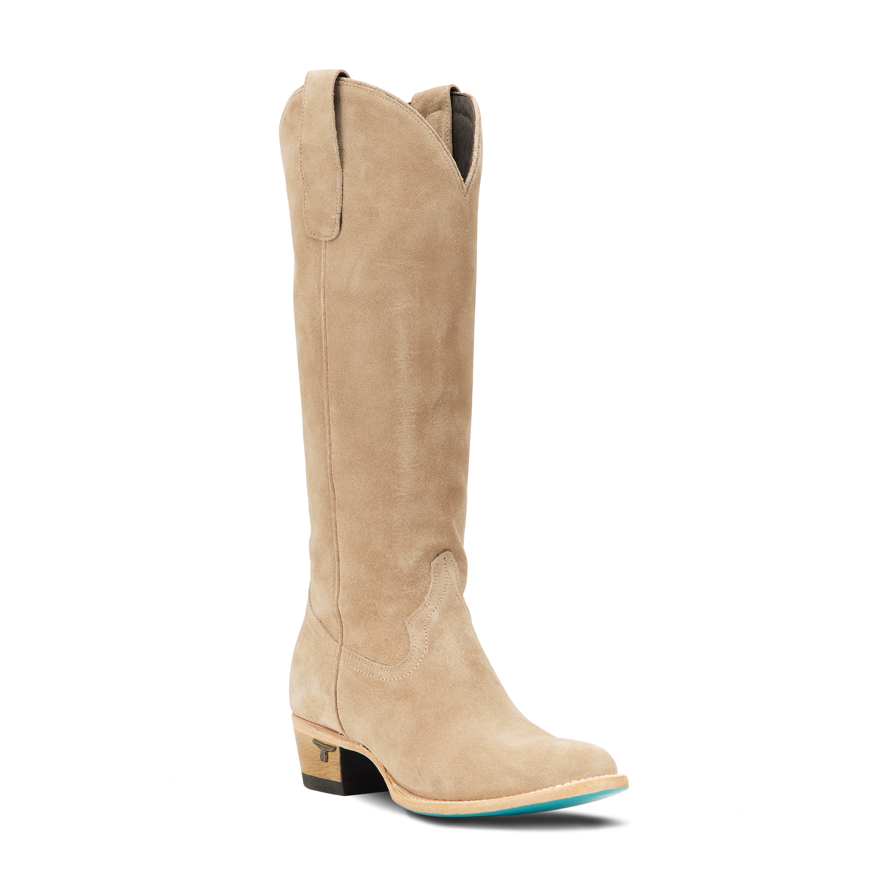 Plain Jane Boot - Latte Suede Ladies Boot Western Fashion by Lane