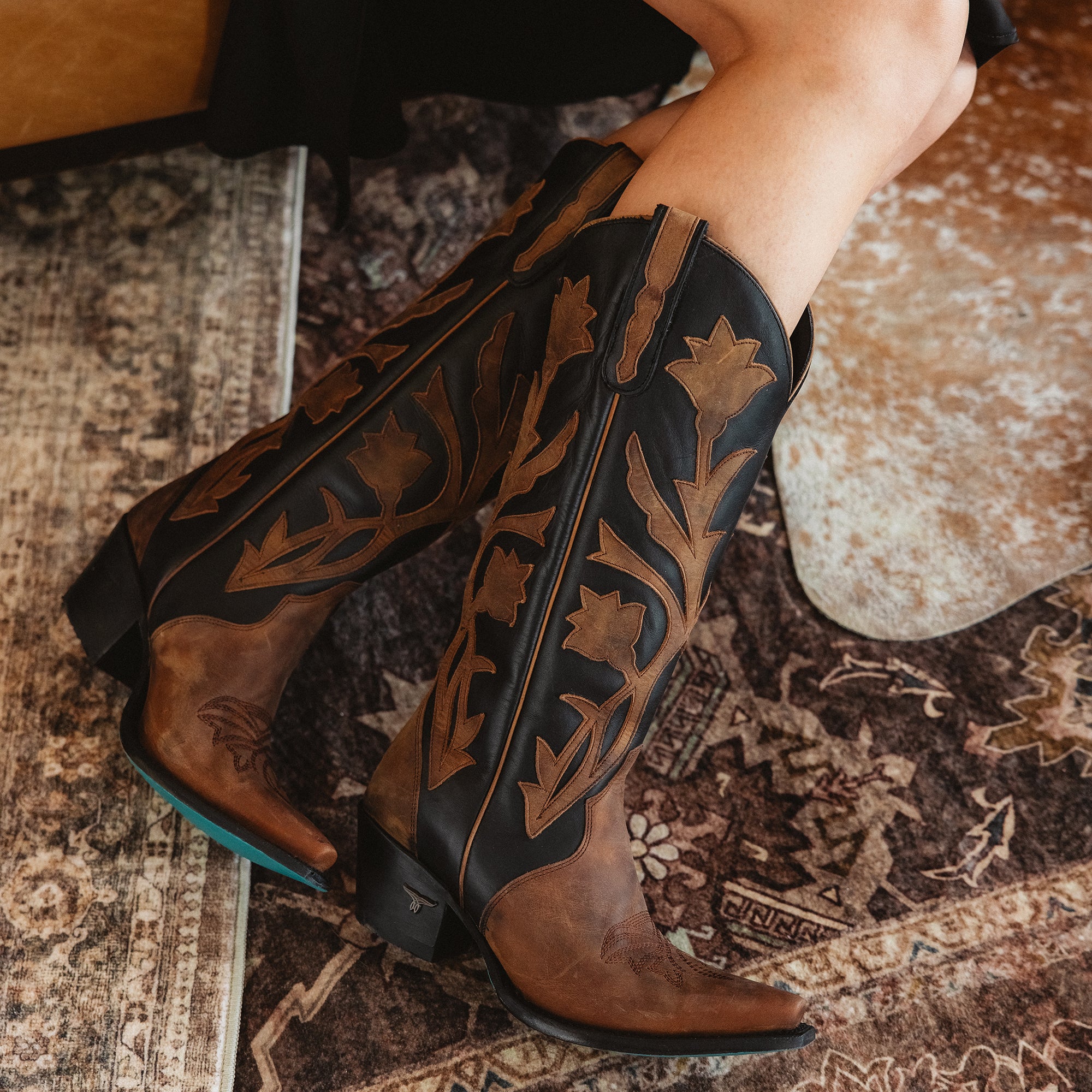 Jolene Boot - Midnight Whiskey Ladies Boot Western Fashion by Lane