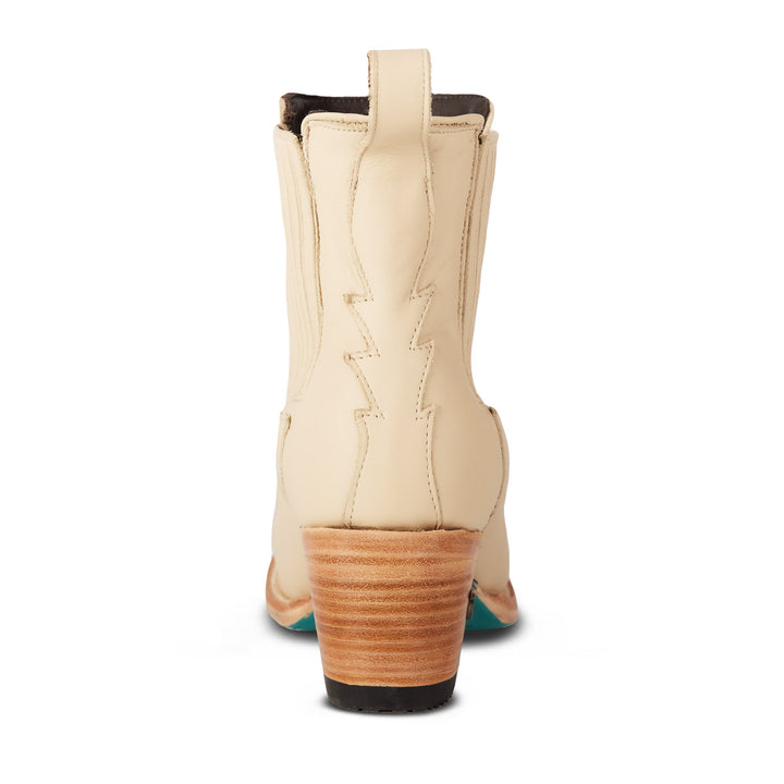 Western Chelsea - Pale Ivory Ladies Bootie Western Fashion by Lane