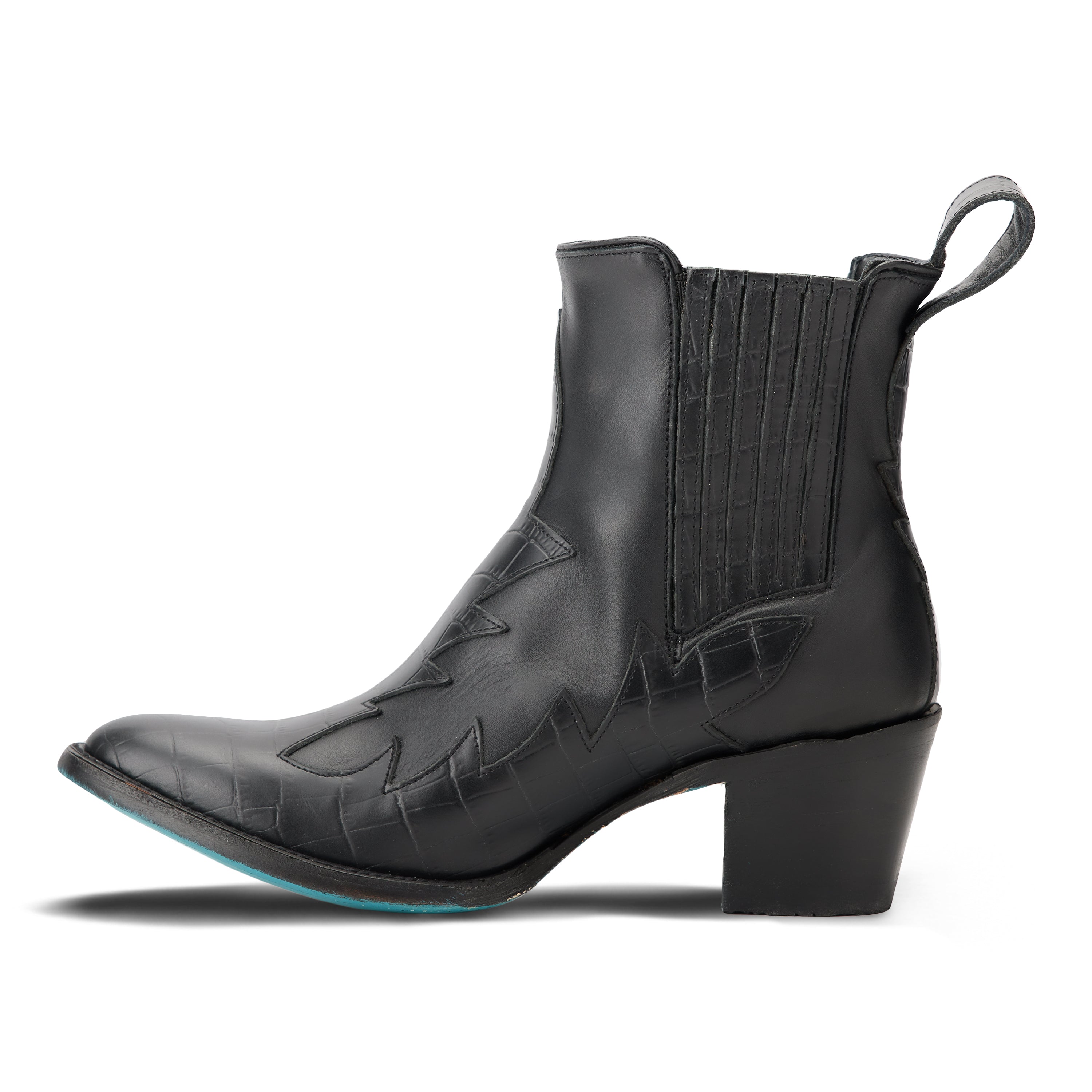 Western Chelsea Bootie - Jet Black Ladies Bootie Western Fashion by Lane