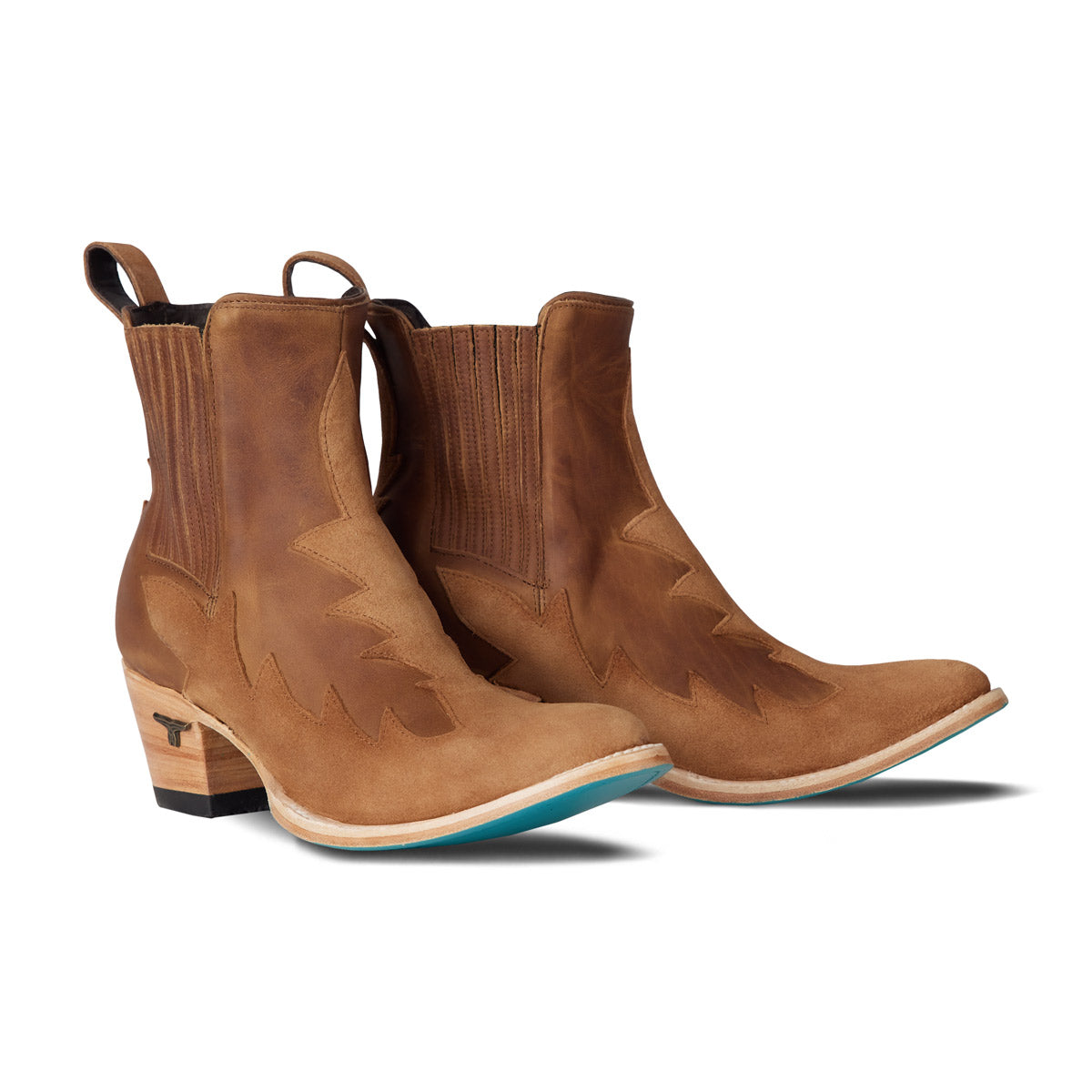Western Chelsea Bootie - Toffee Suede Ladies Bootie Toffee Suede Western Fashion by Lane