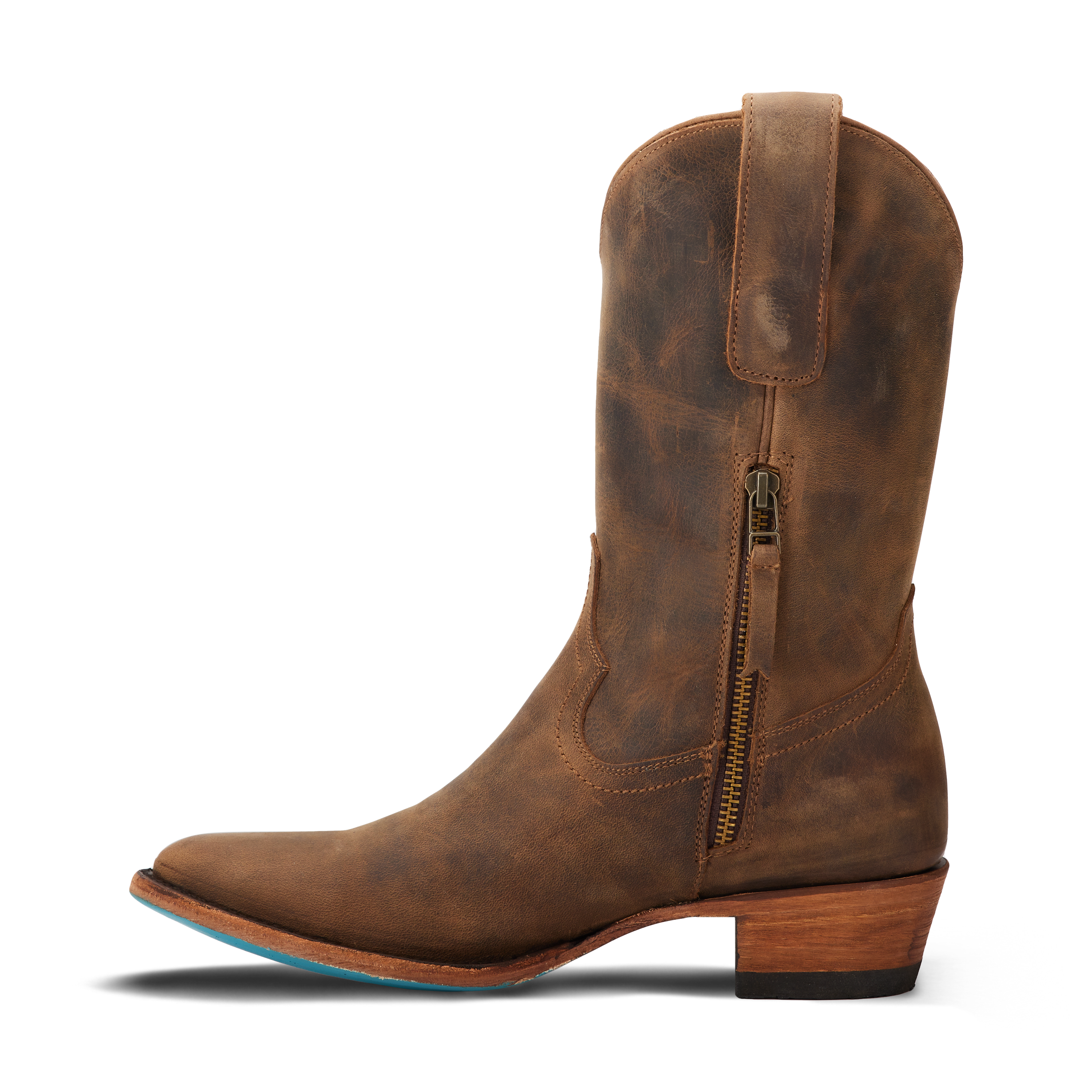 Plain Jane Midi - Burnt Caramel Ladies Boot Western Fashion by Lane