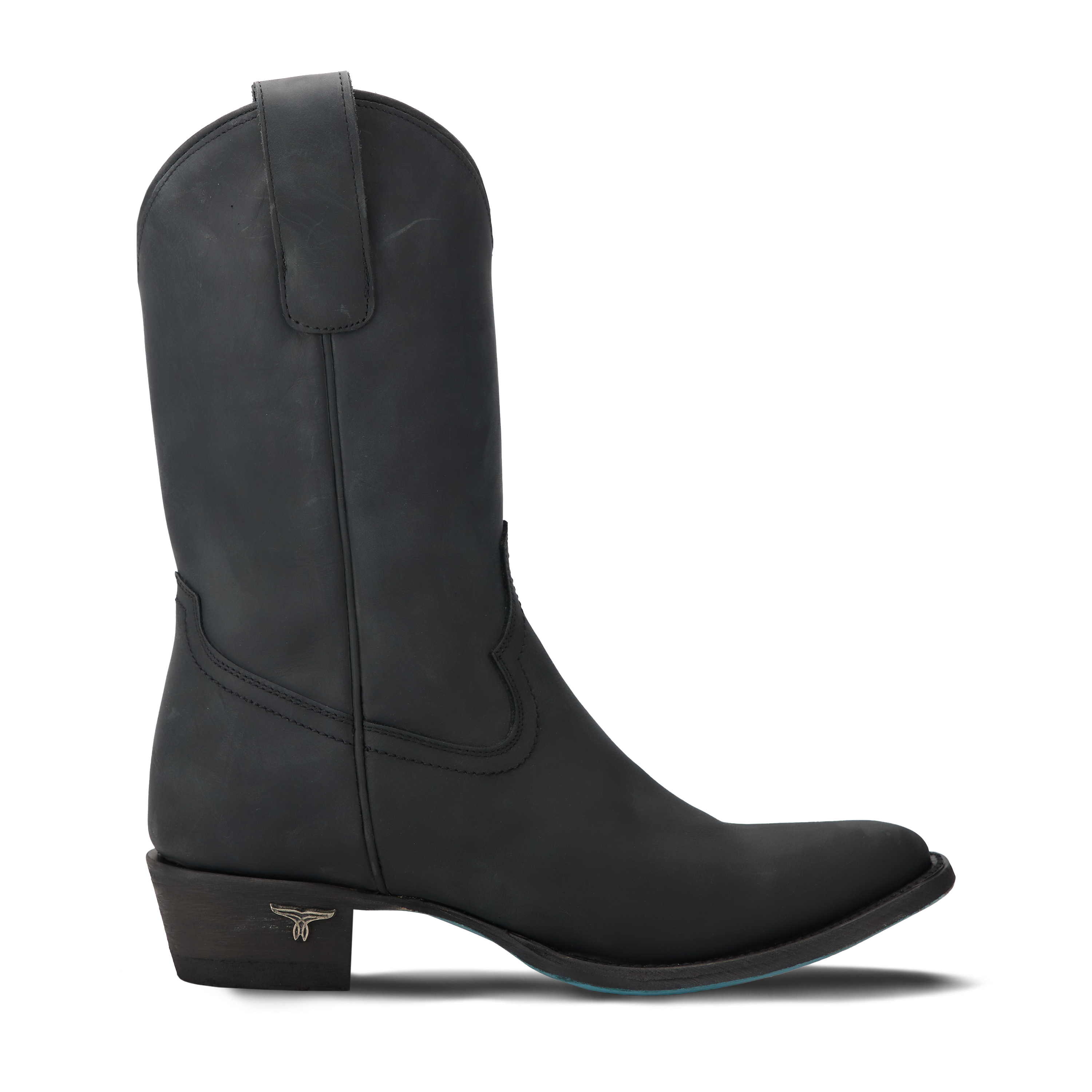 Plain Jane Midi - Matte Black Ladies Boot Western Fashion by Lane