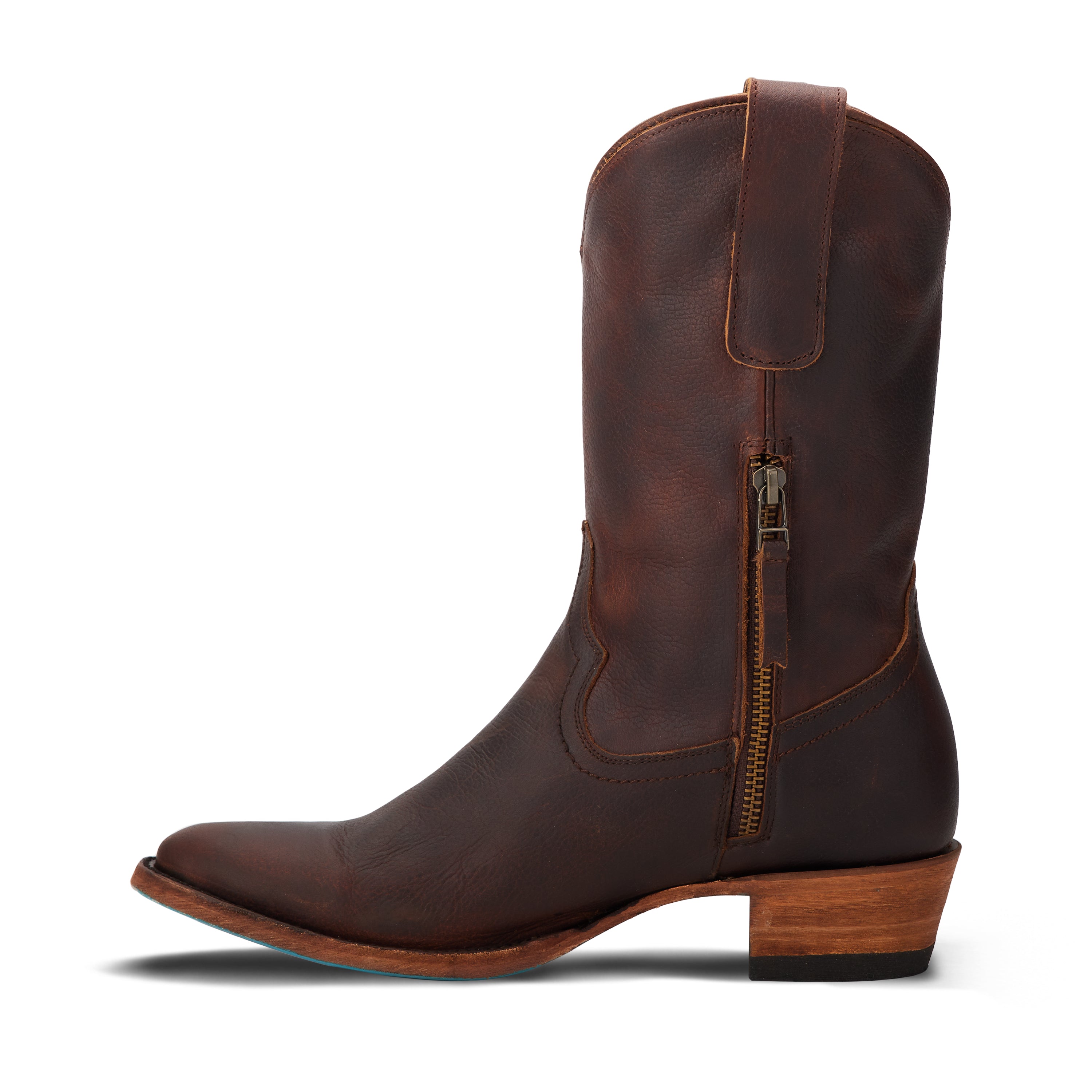 Plain Jane Midi - Cognac Ladies Boot  Western Fashion by Lane