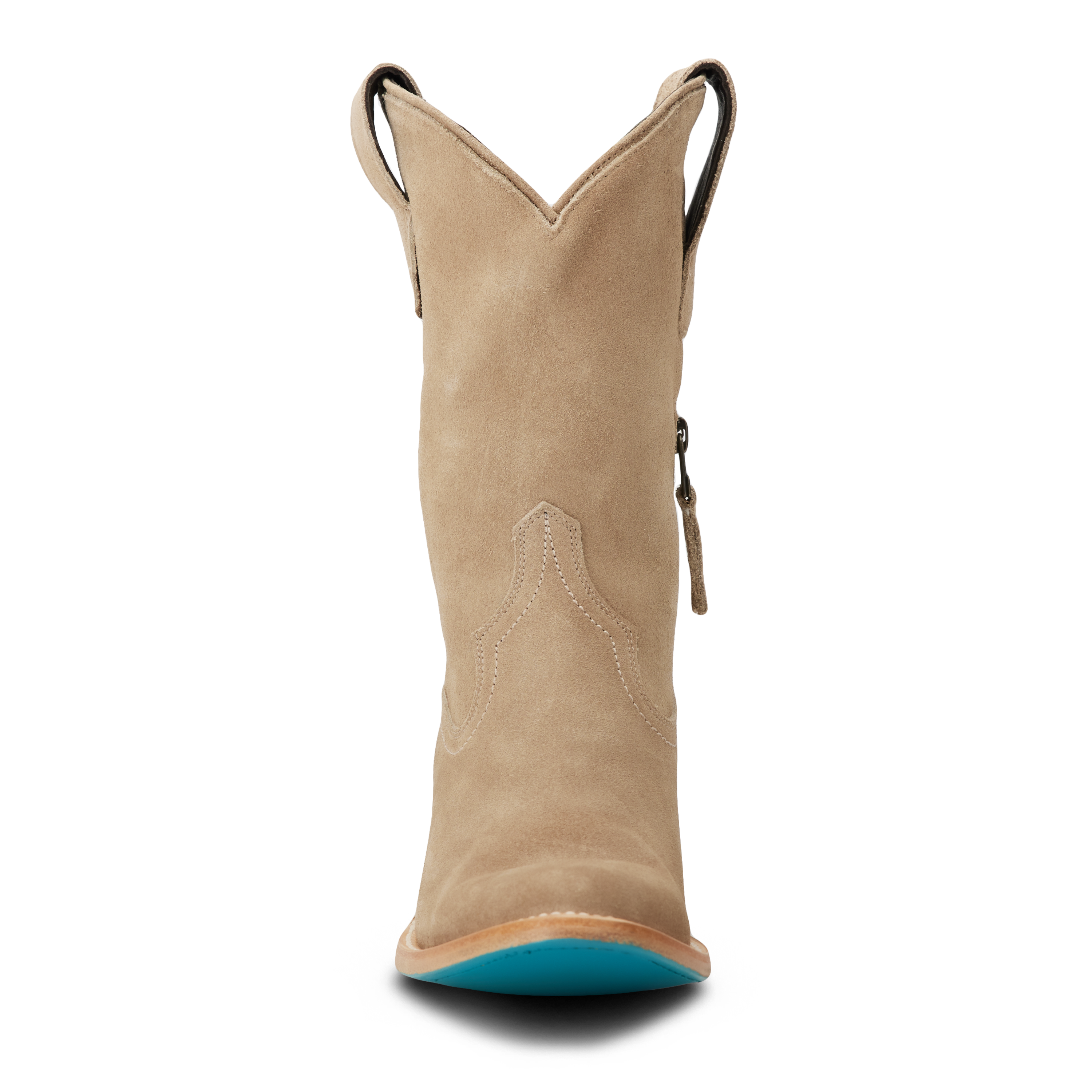 Plain Jane Midi - Latte Suede Ladies Boot Western Fashion by Lane
