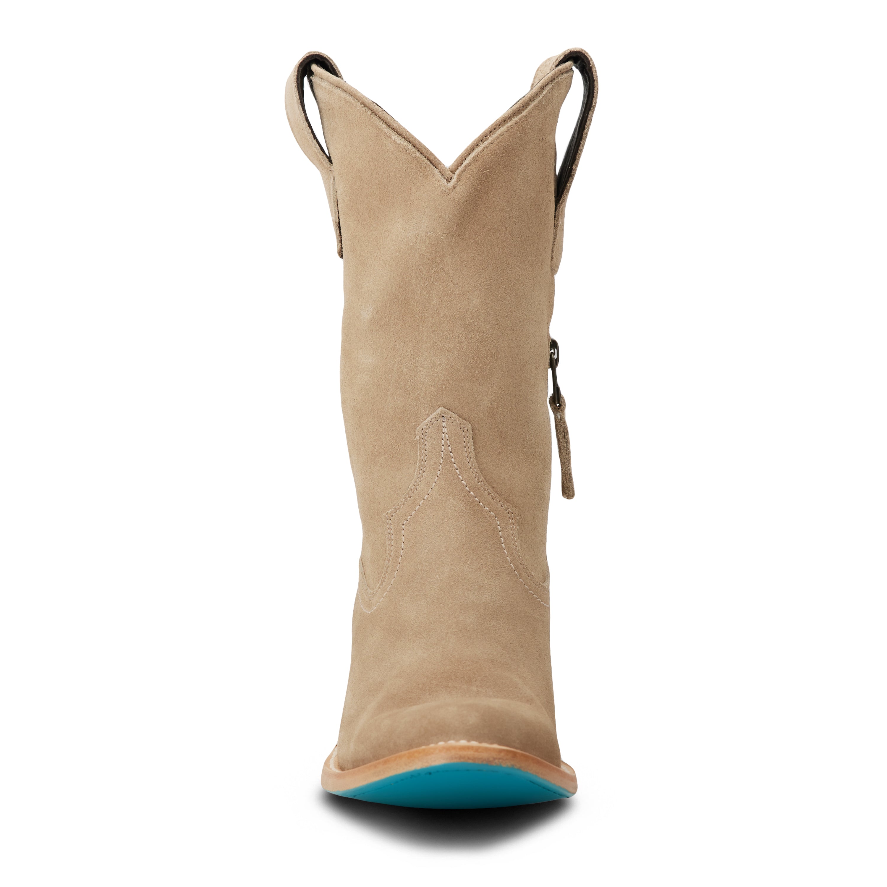 Plain Jane Midi - Latte Suede Ladies Boot Western Fashion by Lane