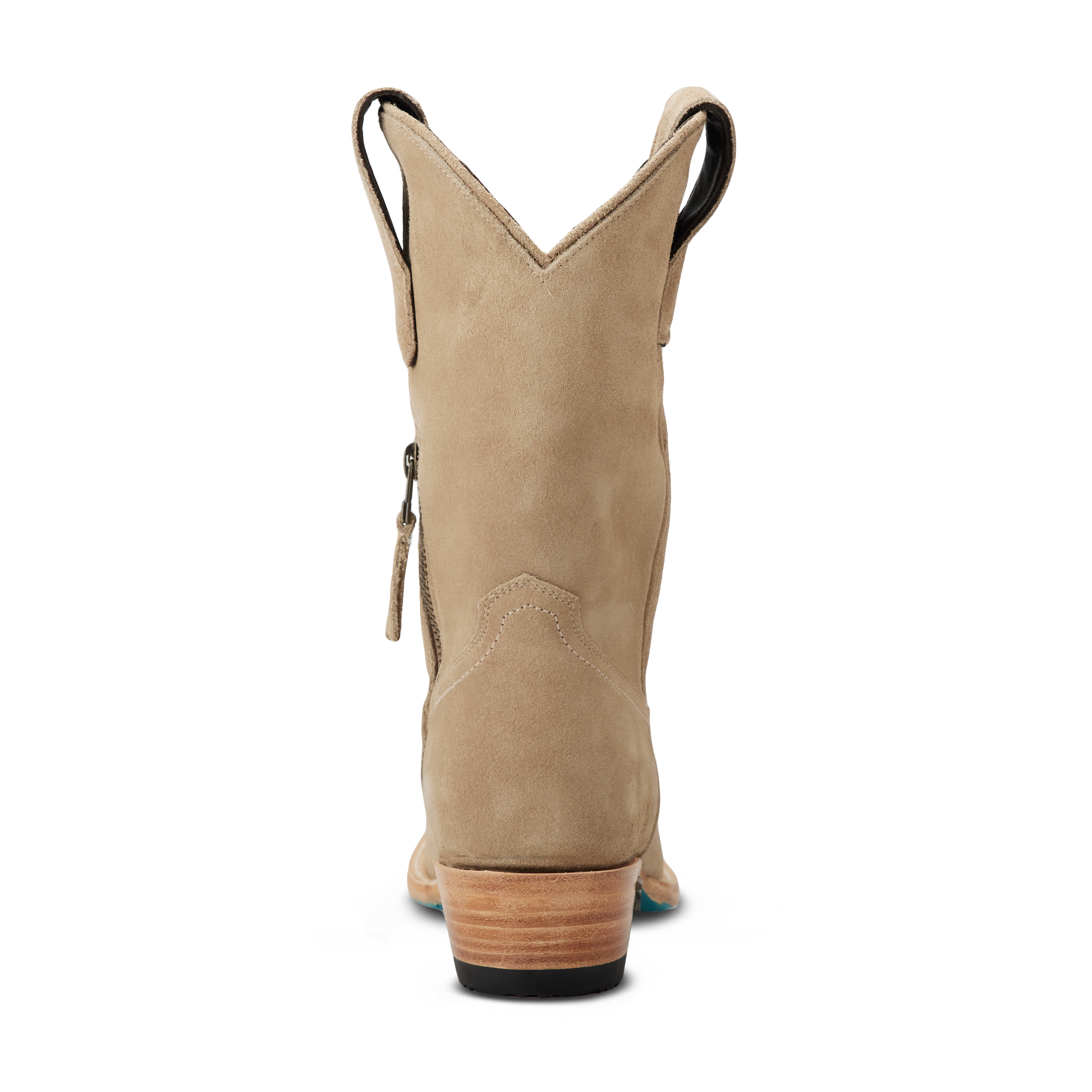 Plain Jane Midi - Latte Suede Ladies Boot Western Fashion by Lane