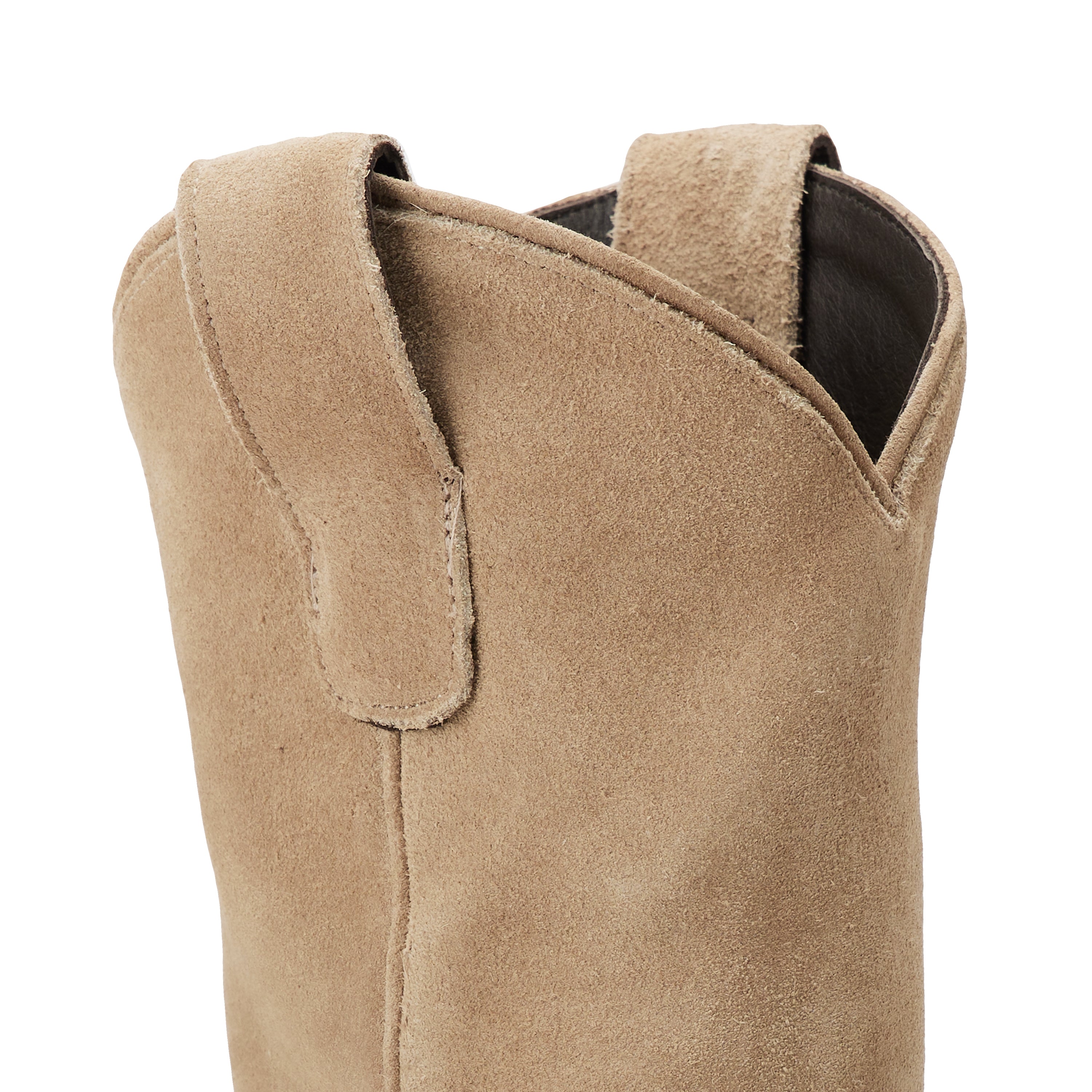 Plain Jane Midi - Latte Suede Ladies Boot Western Fashion by Lane