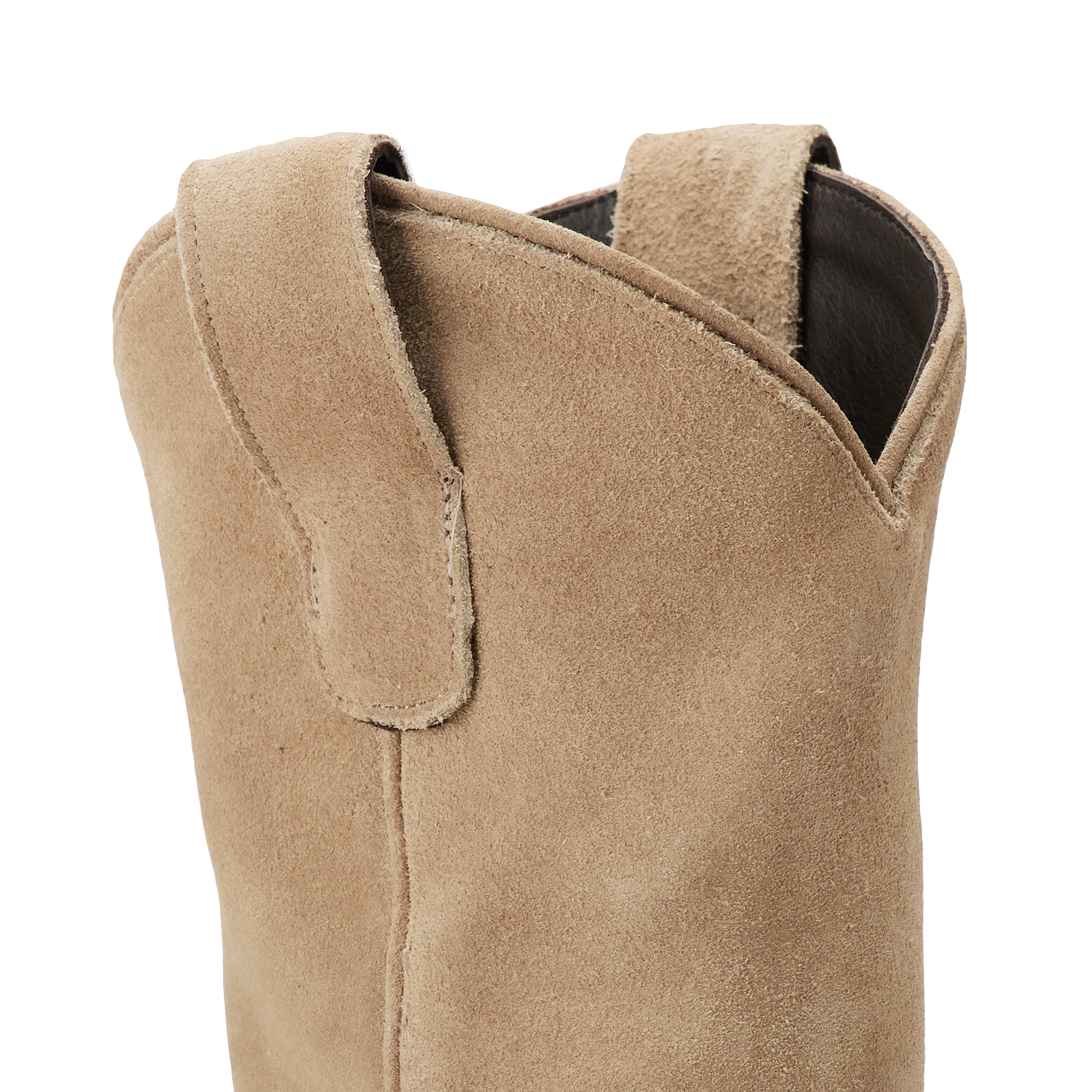 Plain Jane Midi - Latte Suede Ladies Boot Western Fashion by Lane