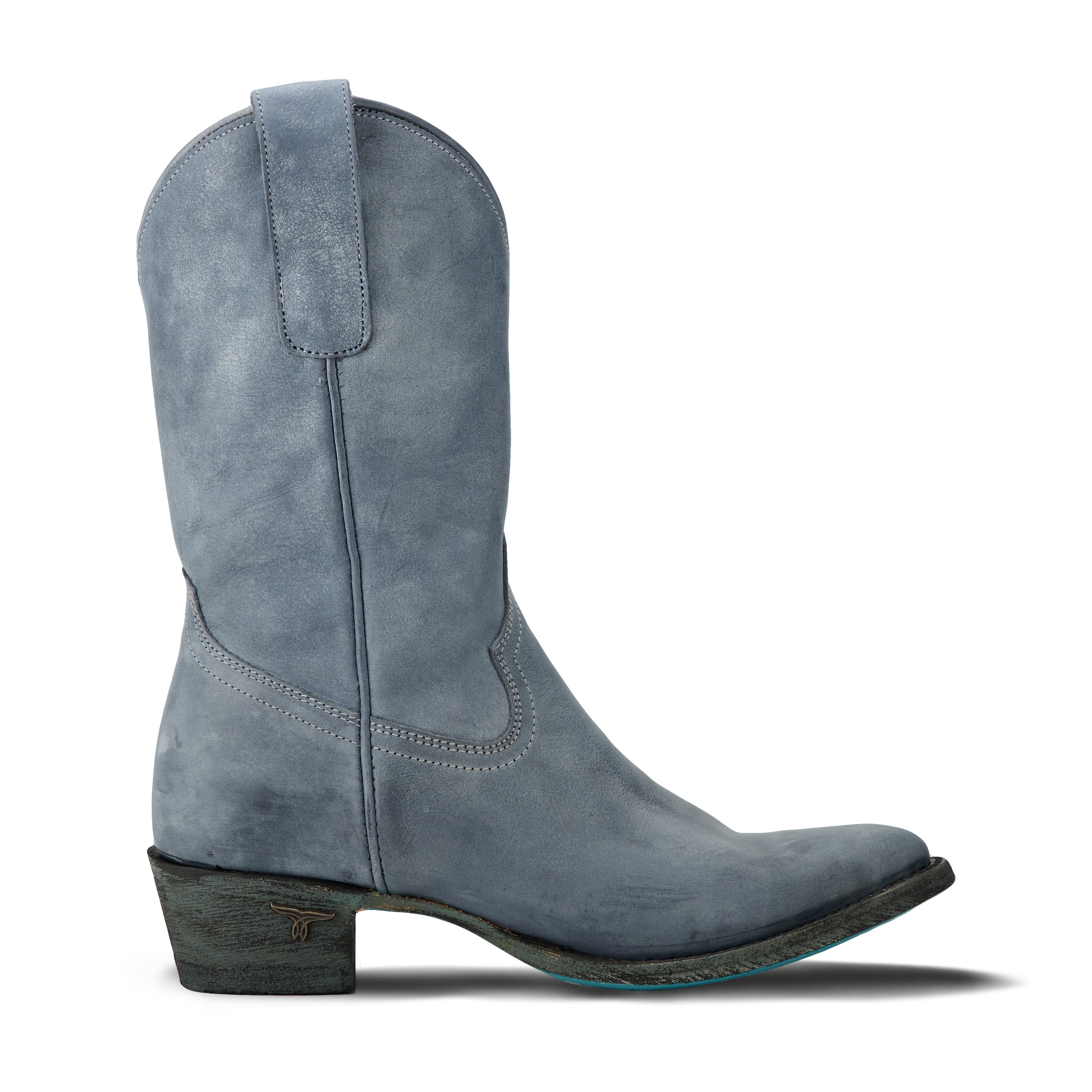 Plain Jane Midi - Washed Denim Ladies Boot  Western Fashion by Lane