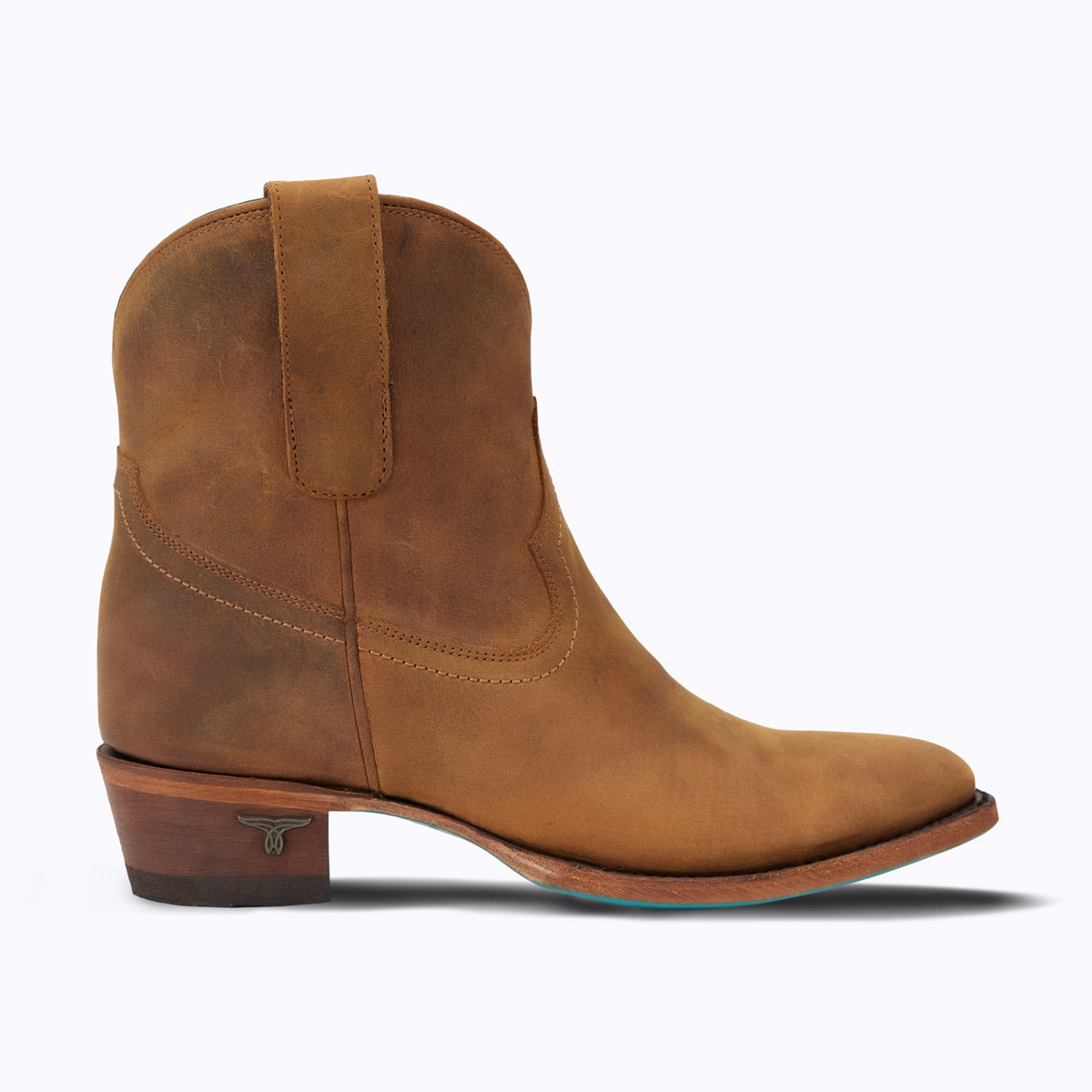 Caramel clearance suede booties