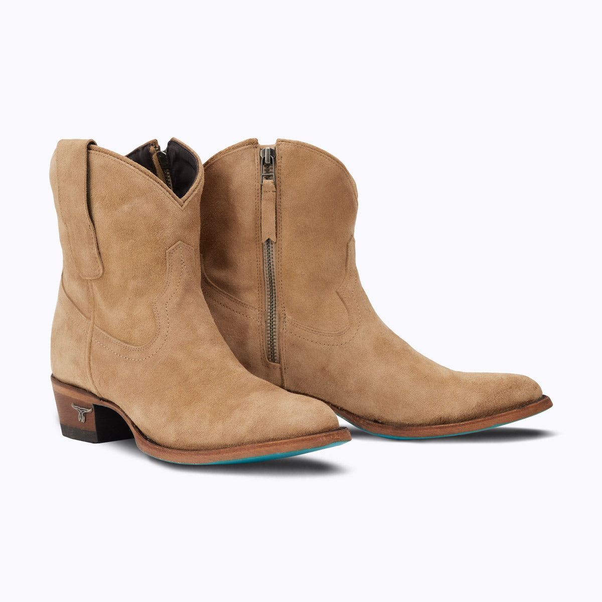 Plain Jane Bootie - Shroom Suede**FINAL SALE** Ladies Bootie Shroom Suede Western Fashion by Lane