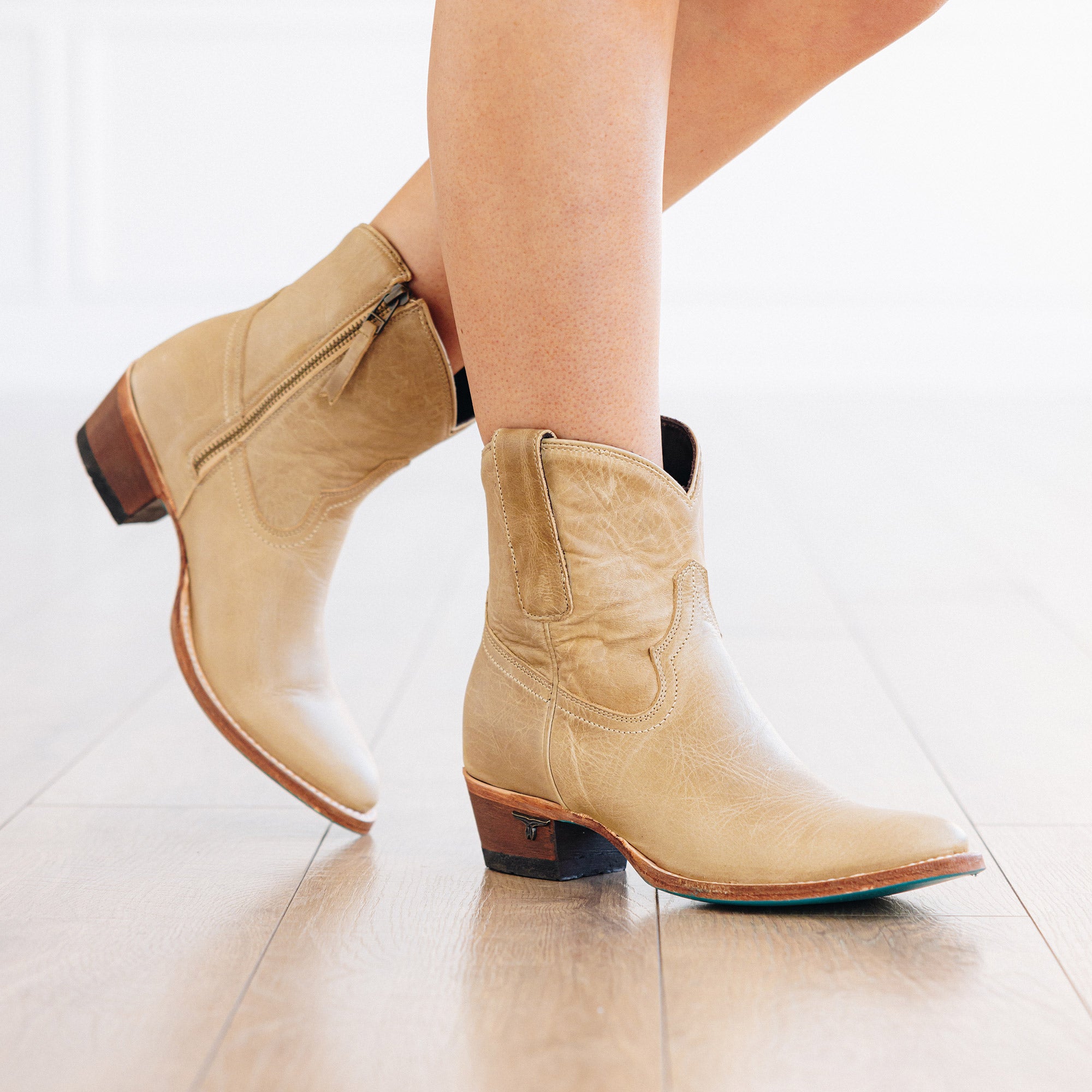 Plain Jane Bootie - Butterscotch Ladies Bootie  Western Fashion by Lane