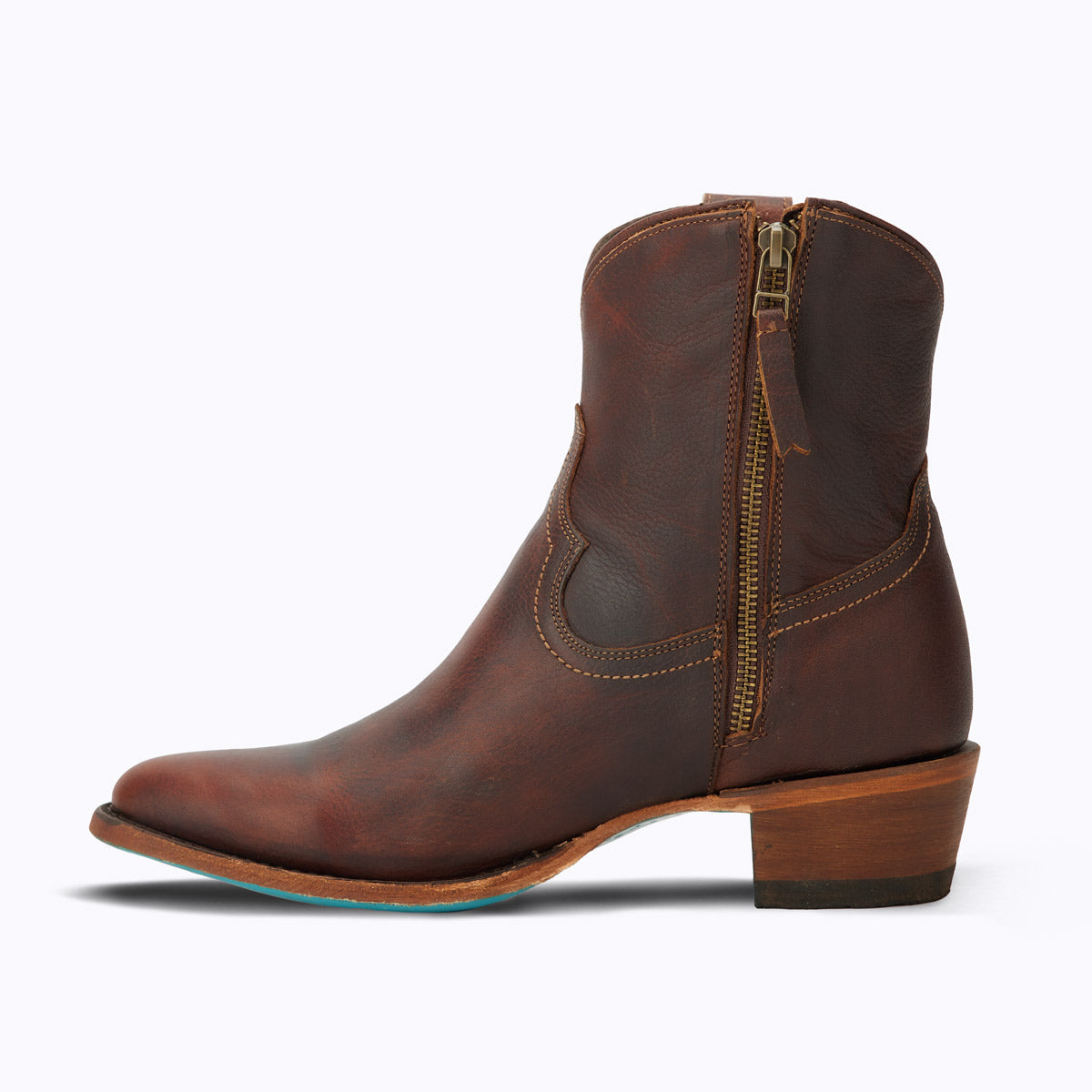 Cognac womens booties hotsell