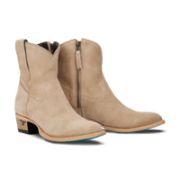 Plain Jane Bootie - Latte Suede Ladies Bootie Latte Suede Western Fashion by Lane