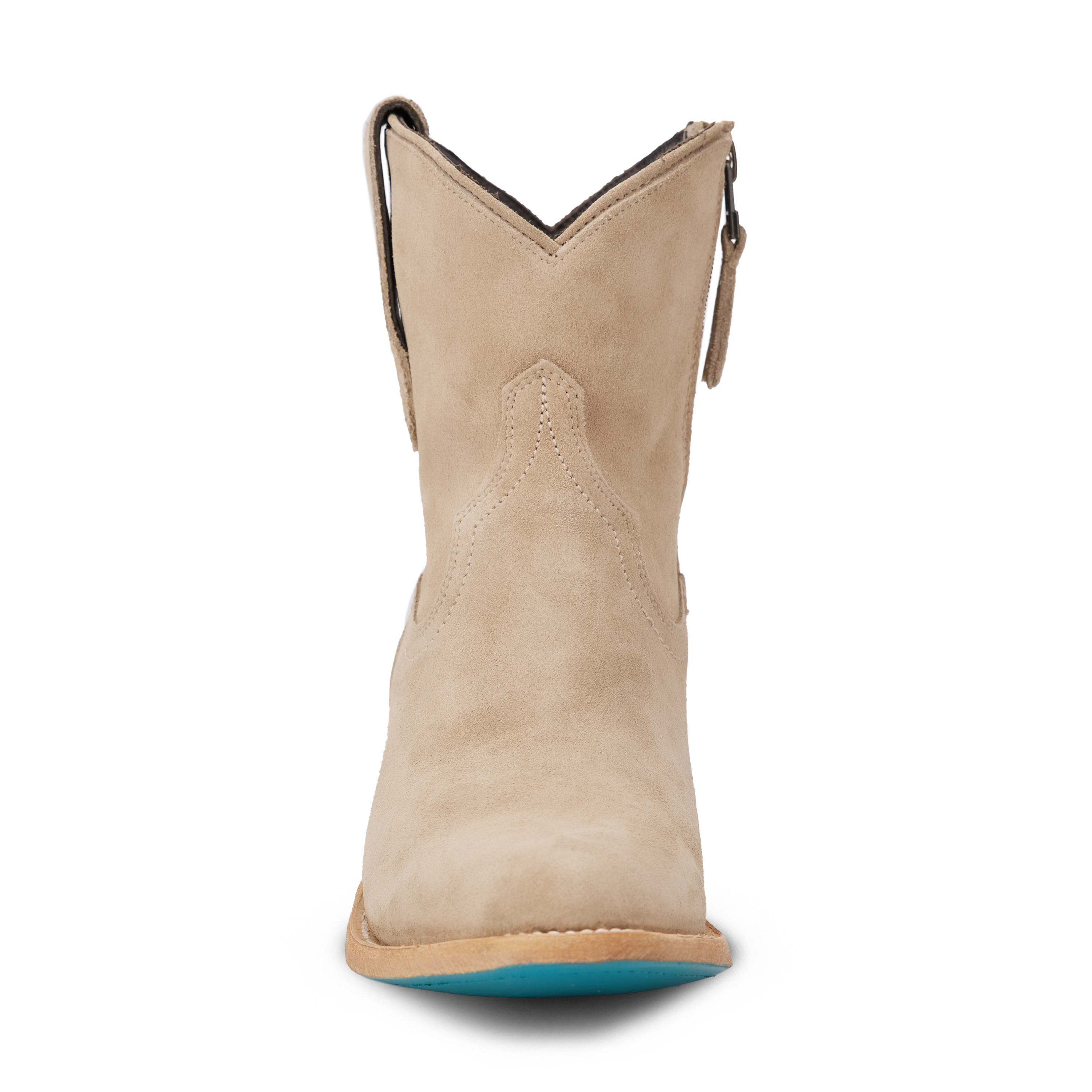 Plain Jane Bootie - Latte Suede Ladies Bootie Western Fashion by Lane