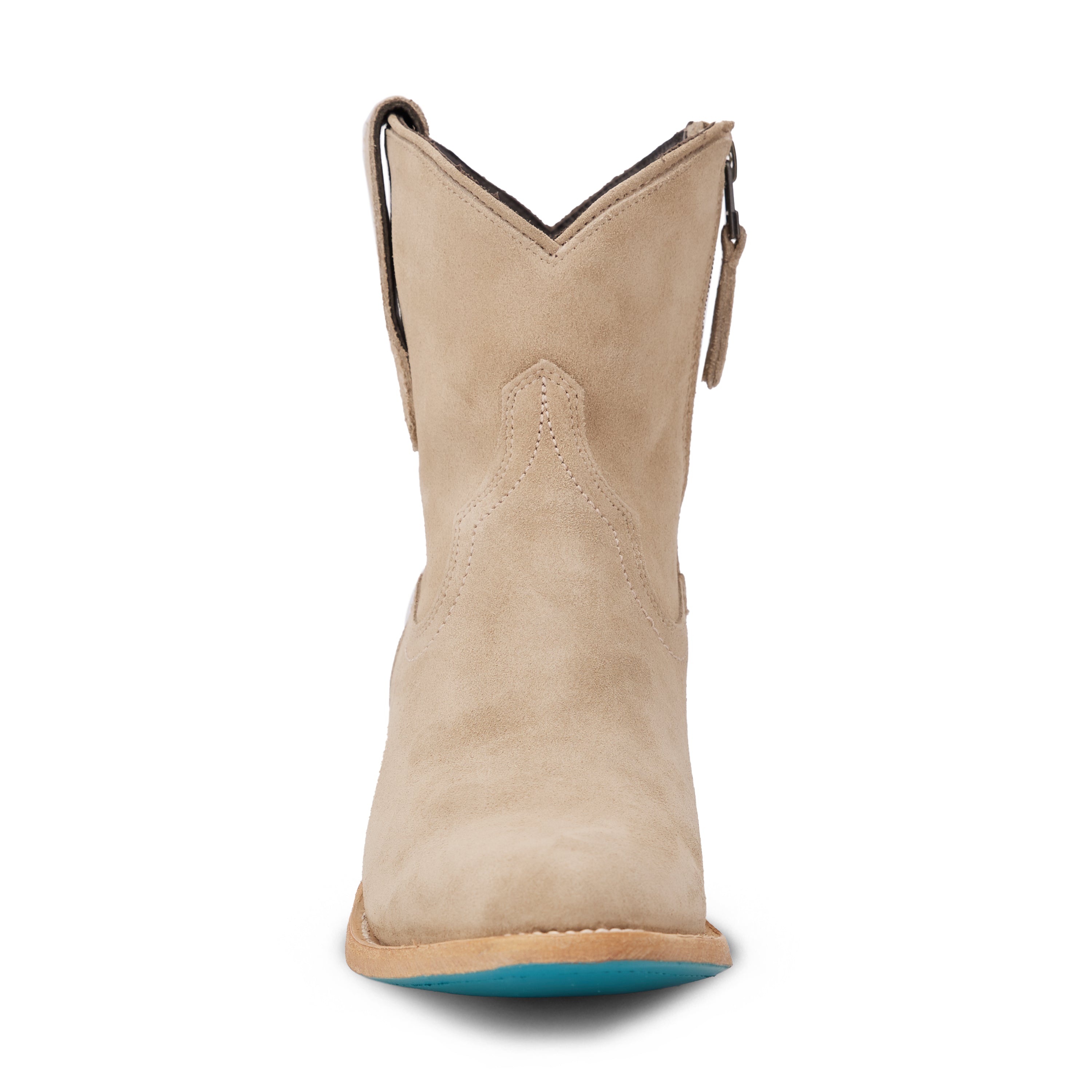 Plain Jane Bootie - Latte Suede Ladies Bootie Western Fashion by Lane